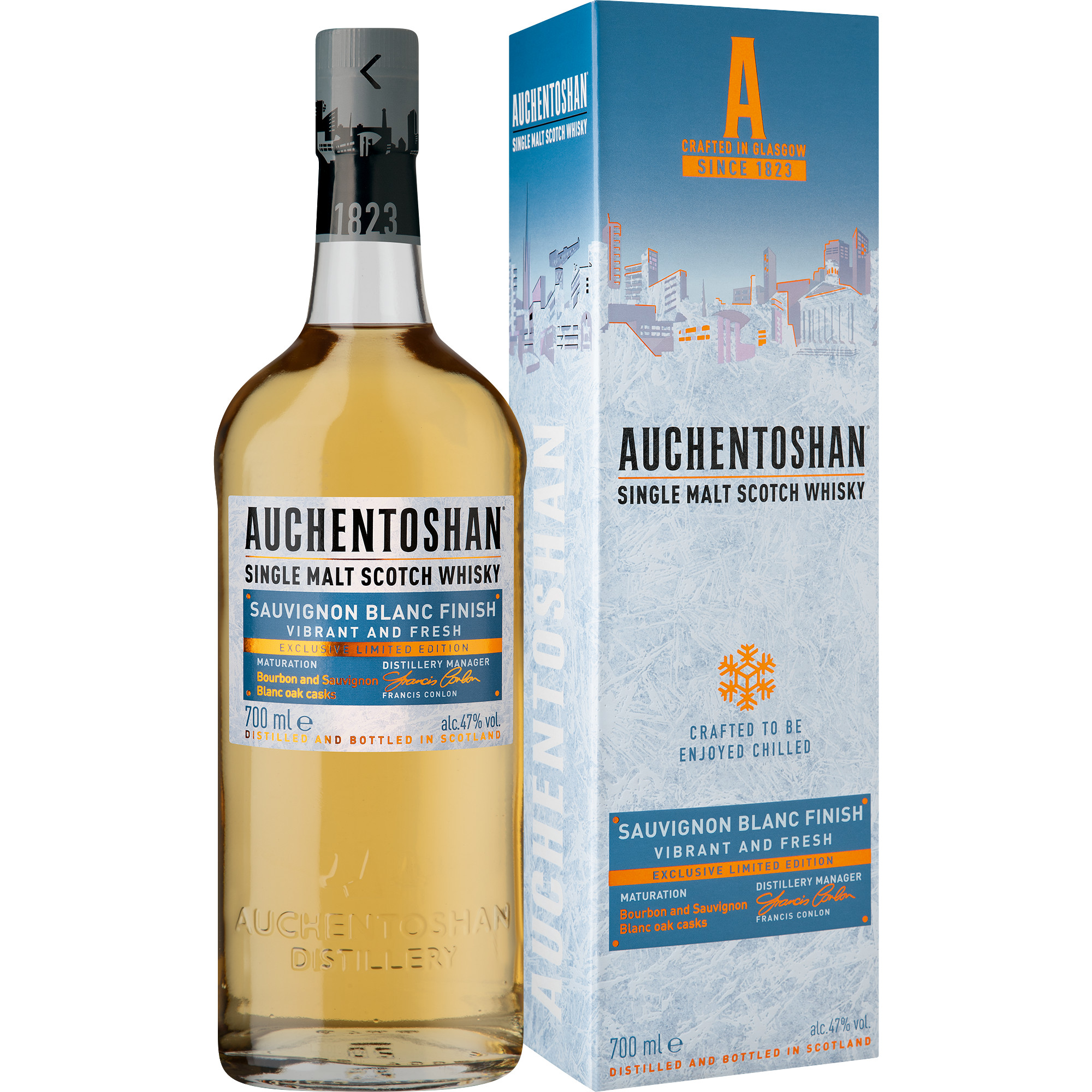 Image of Auchentoshan Sauvignon Blanc, Single Malt Scotch Whisky, 0,7 L, 47% Vol., Schottland, Spirituosen
