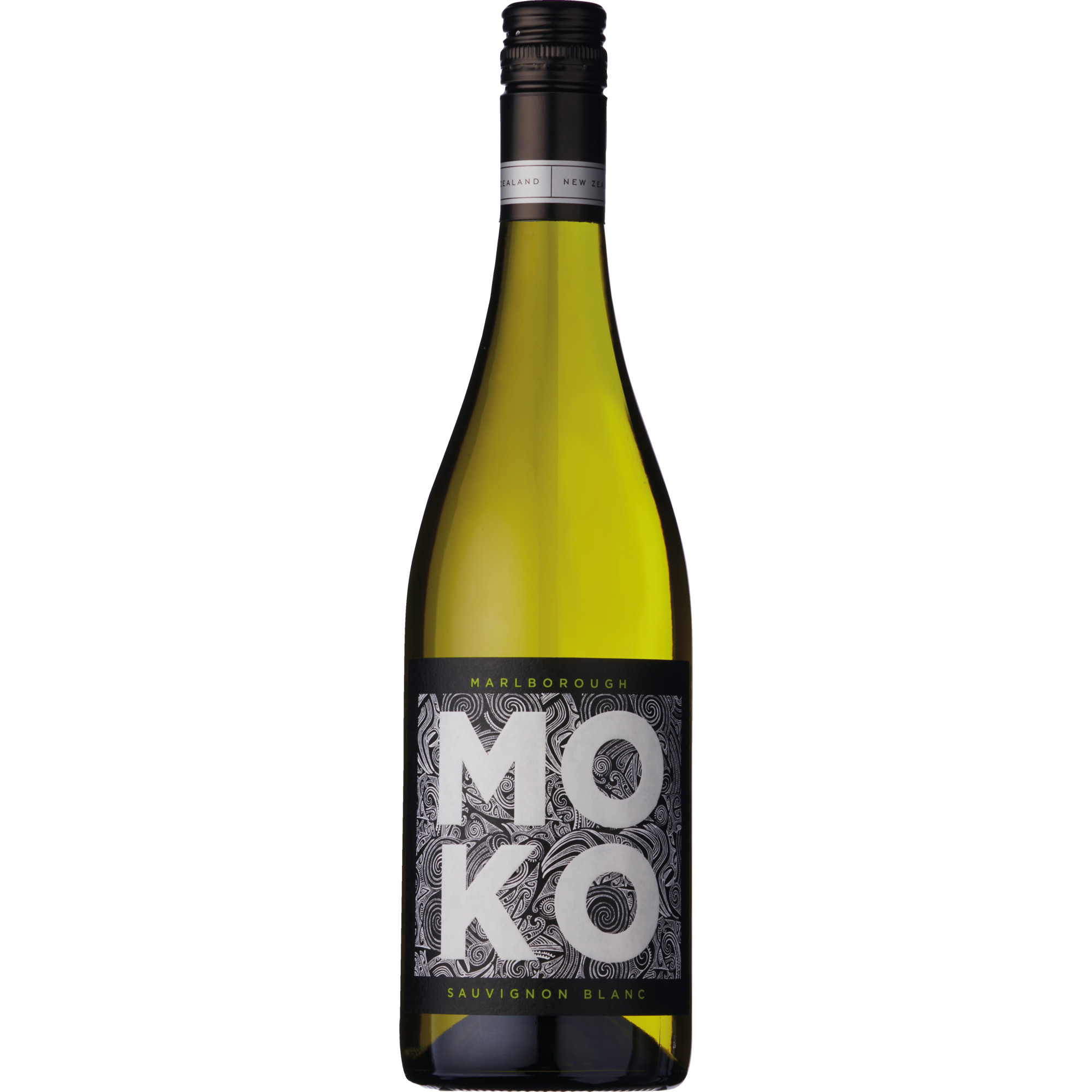 Moko Black Sauvignon Blanc, Marlborough, Marlborough, 2020, Weißwein  Weißwein Hawesko