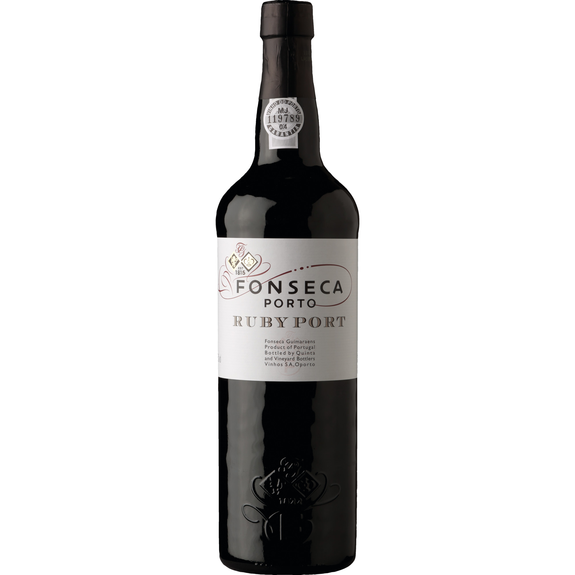 Fonseca Ruby Port, Vinho do Porto DOC, 0,75 L, 20% Vol., Douro, Spirituosen Quinta And Vineyard Bottlers - Vinhos, SA Av. D.João II 1288, 4430-415 V.N.Gaia Portugal Hawesko DE