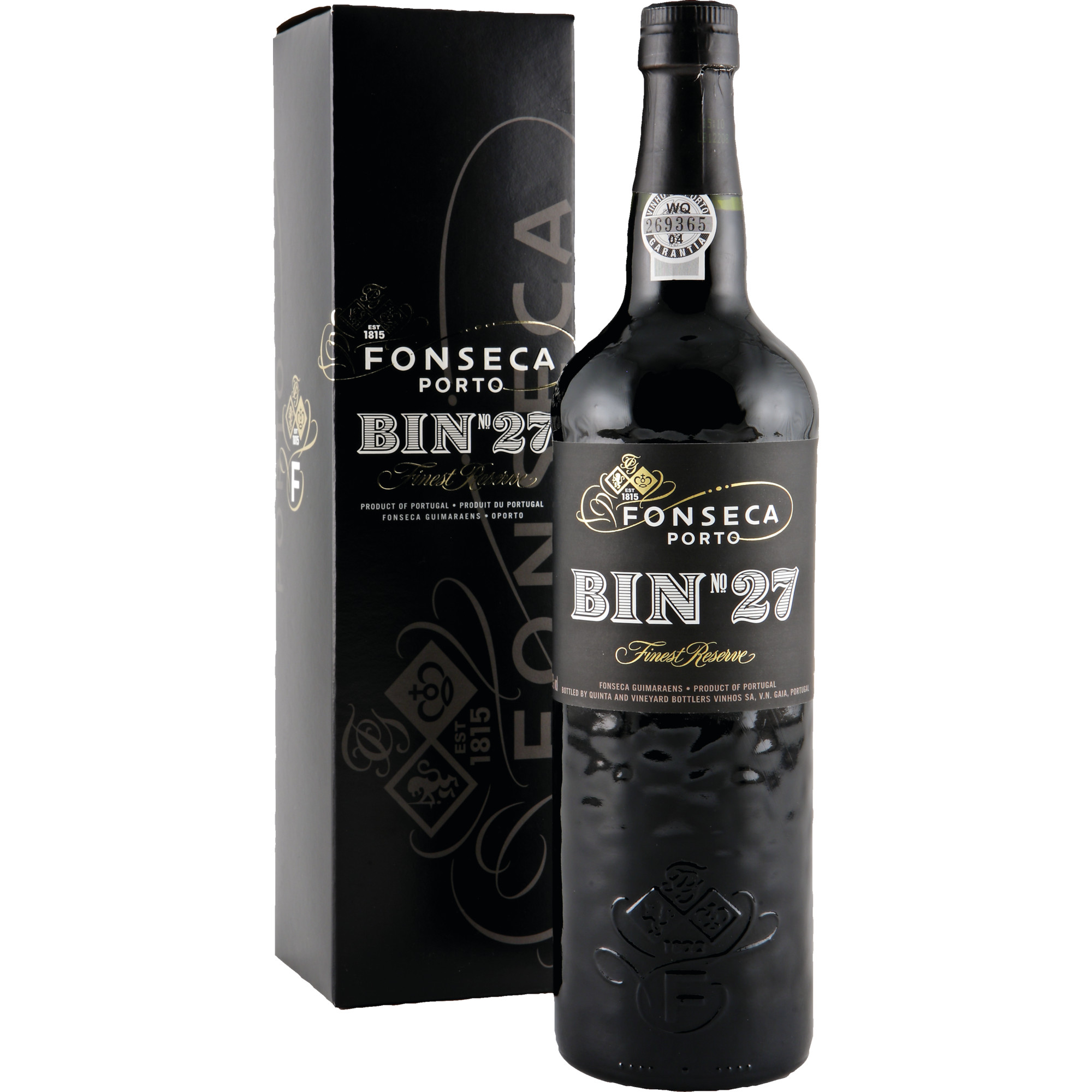 Fonseca Finest Reserve BIN No. 27, Vinho do Porto DOC, 0,75 L, 20% Vol., Geschenketui, Douro, Spirituosen - Spirituosen