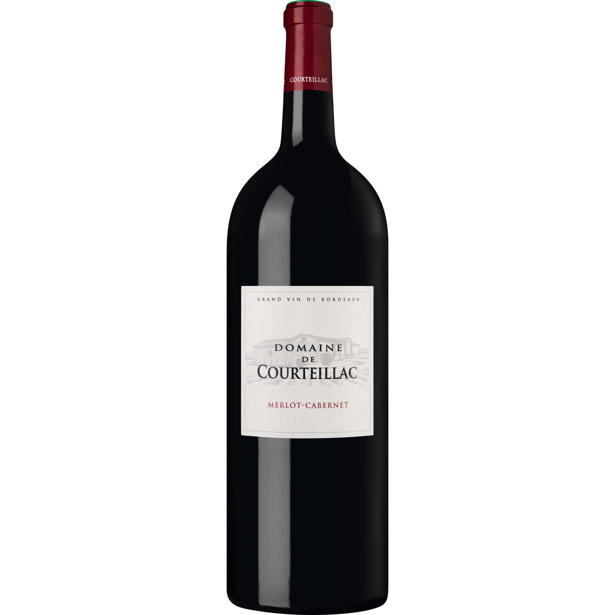 Domaine de Courteillac, Bordeaux Supérieur AOP, Magnum, Bordeaux, 2020, Rotwein - Rotwein