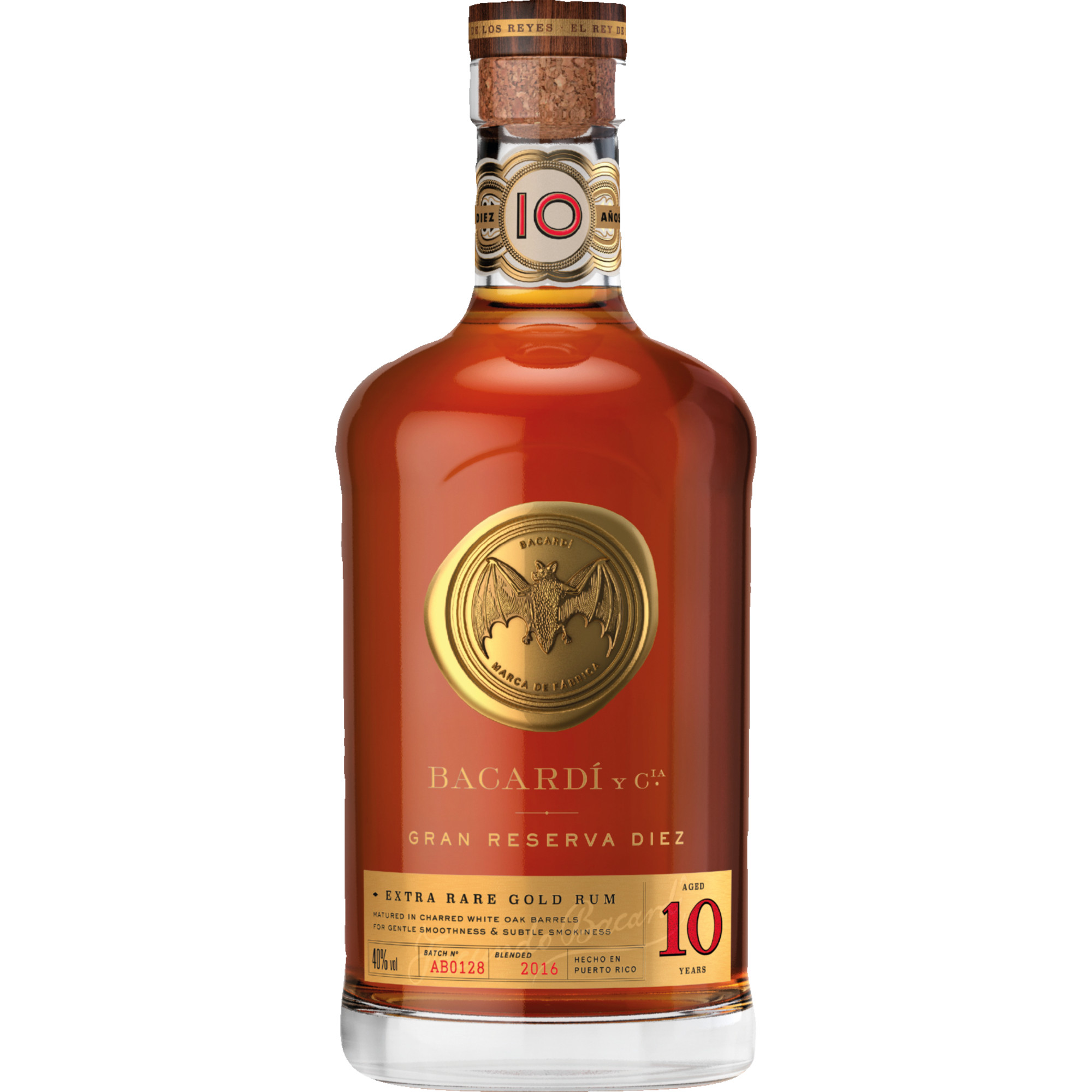 Bacardi Gran Reserva Diez, 0,7l, 40% Vol., Rum, Spirituosen  Spirituosen Hawesko