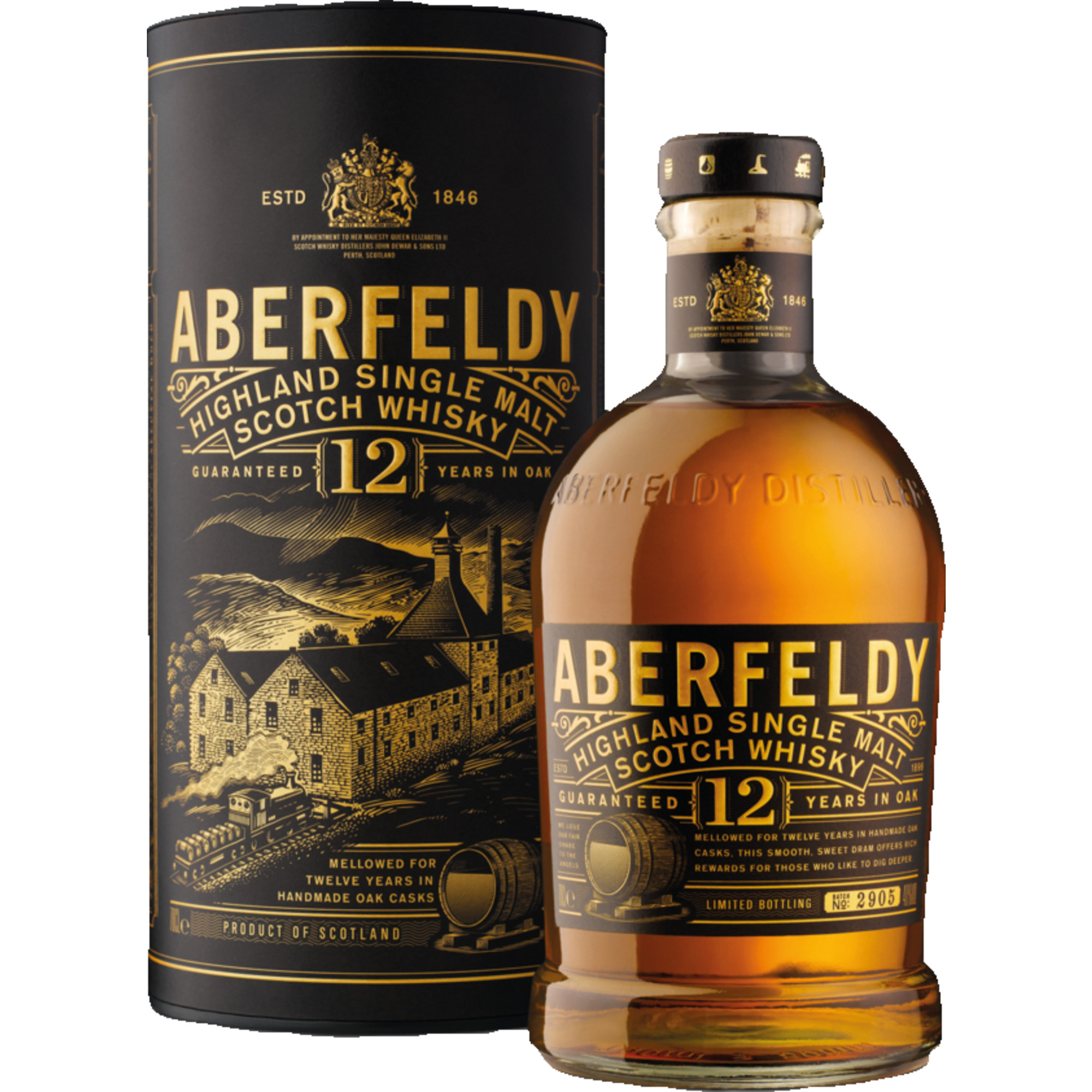 Image of Aberfeldy 12 Jahre Highland Single Malt 0,7 L 40% vol