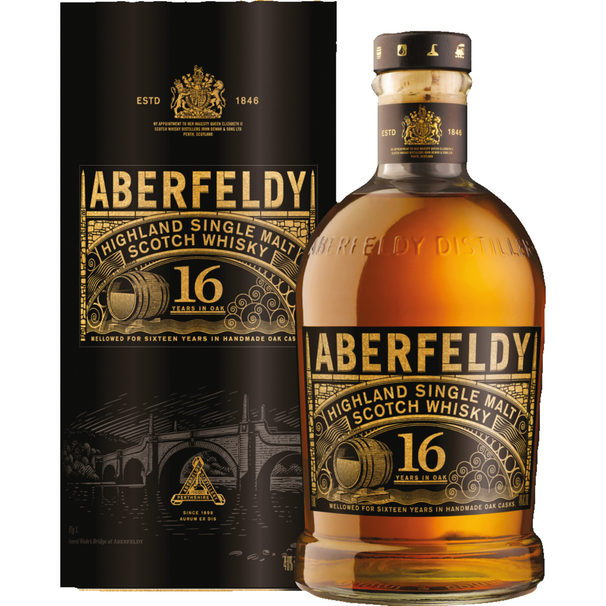 Image of Aberfeldy 16 Jahre Highland Whisky 40% 0,7l (87,00 &euro; pro 1 l)