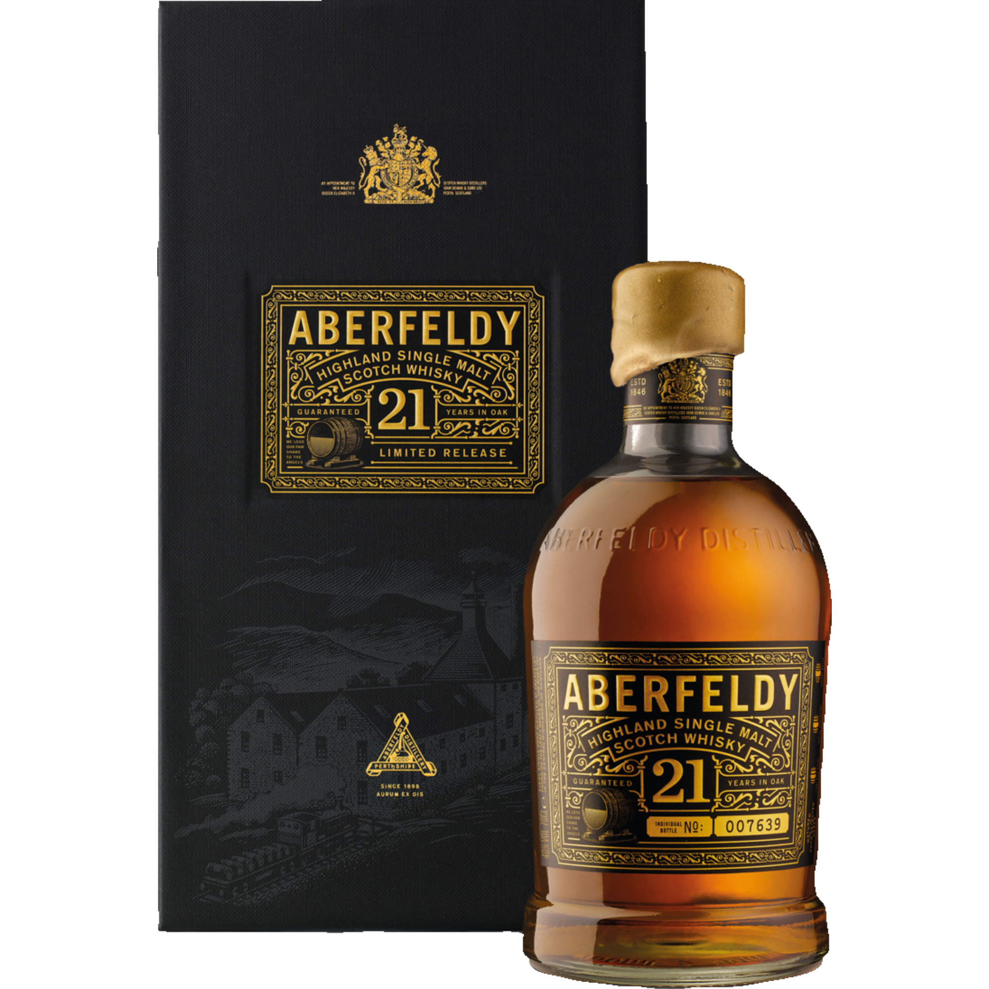 Image of Aberfeldy 21 Years Single Malt Scotch Whisky, 0,7L, 40% Vol., Schottland, Spirituosen