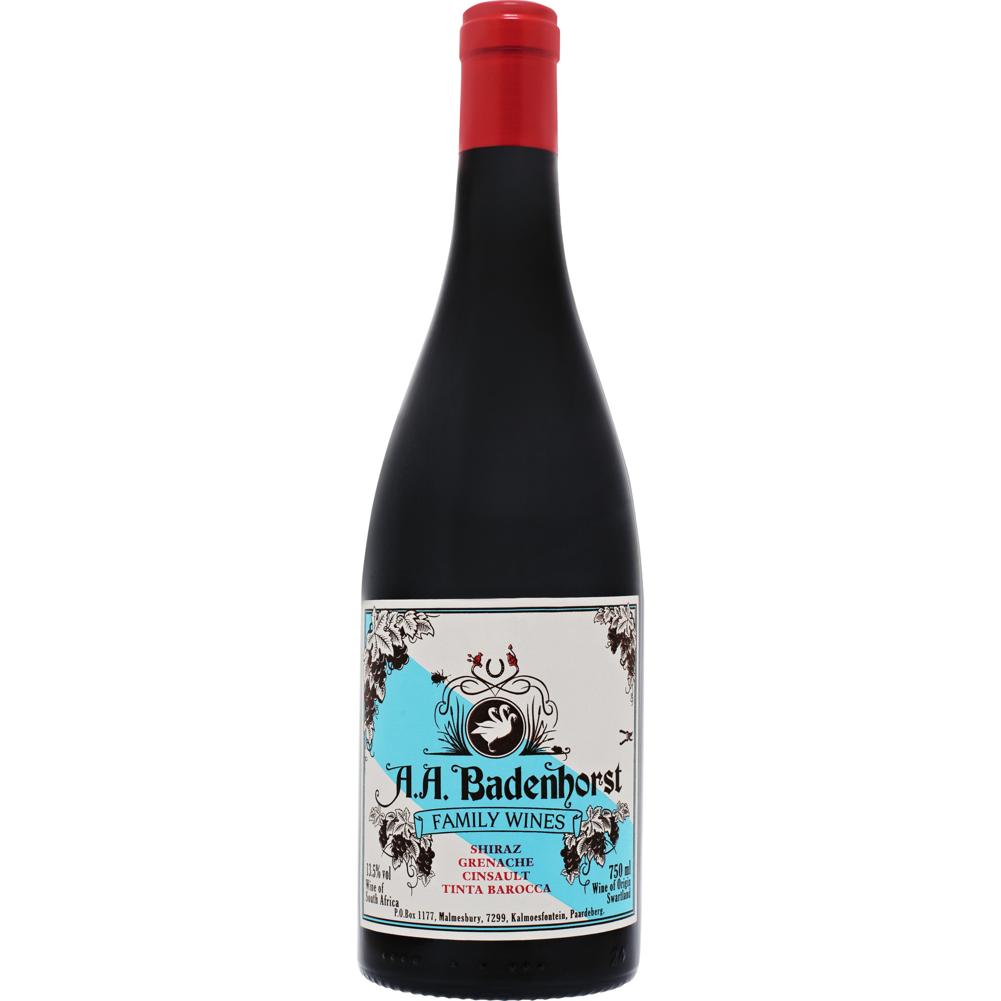 Image of AA Badenhorst Family Red Blend, WO Swartland, Western Cape, 2018, Rotwein