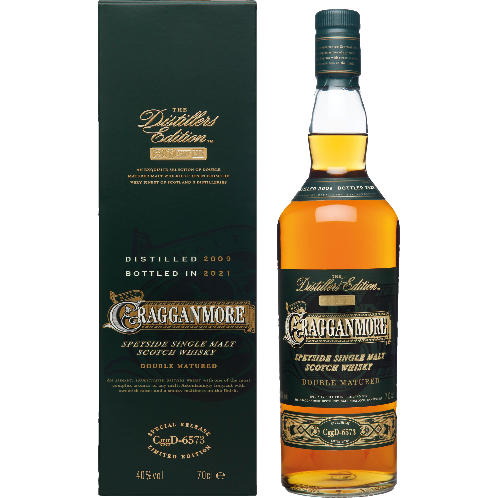 Cragganmore Distillers Edition 2021 Single Malt, Scotch Whisky, 0,7 L, 40% Vol., Schottland, Spirituosen  Spirituosen Hawesko