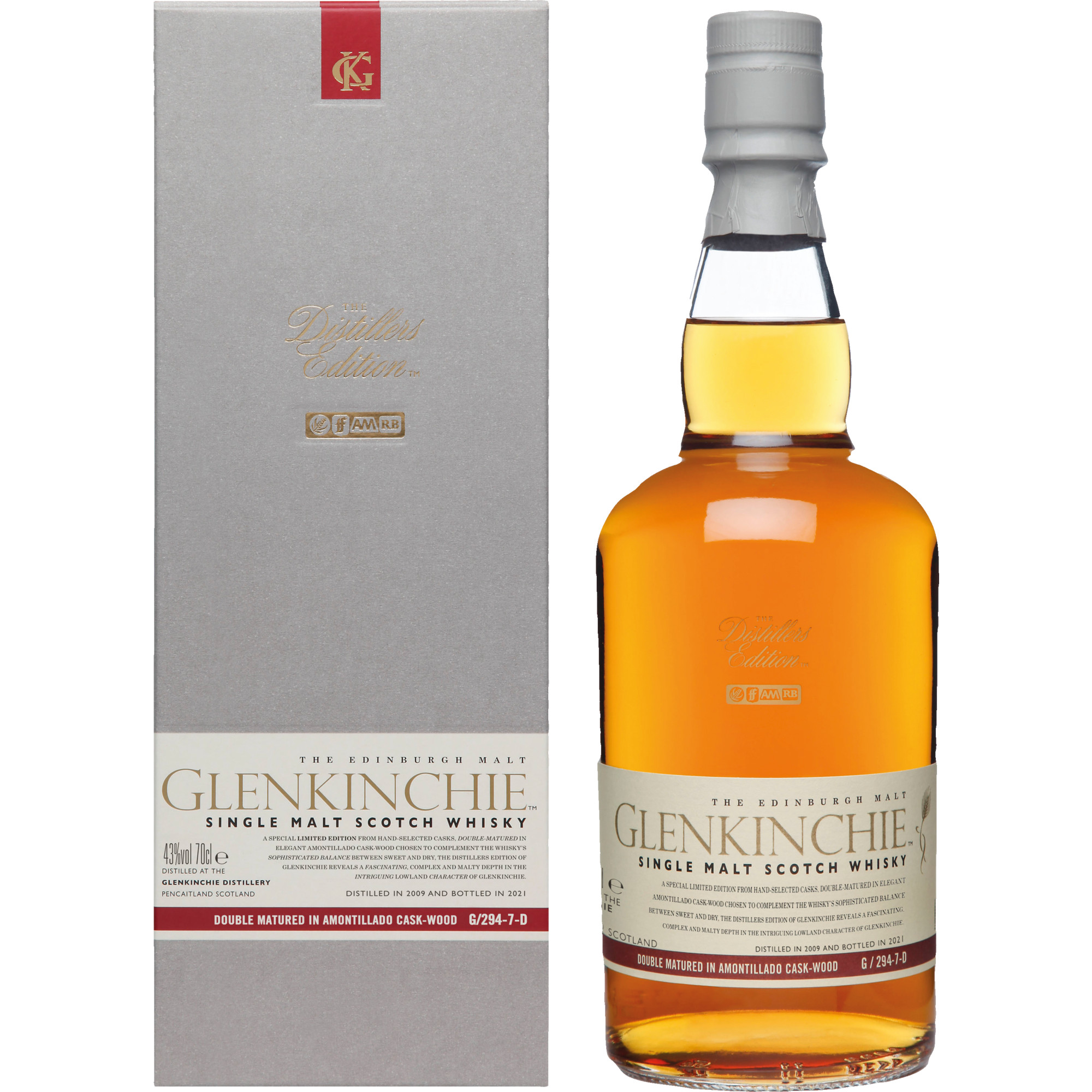 Glenkinchie Distillers Edition 2021 Single Malt, Scotch, Whisky, 0,7 L, 43% Vol., Schottland, Spirituosen  Spirituosen Hawesko