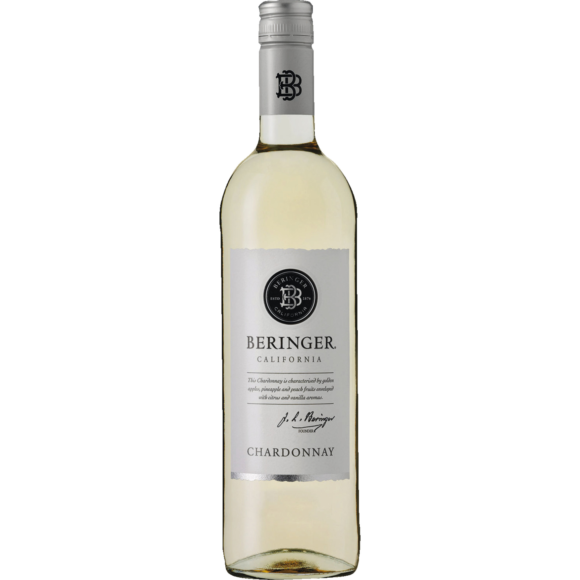 Beringer Classic Chardonnay, California, Kalifornien, 2019, Weißwein  Weißwein Hawesko