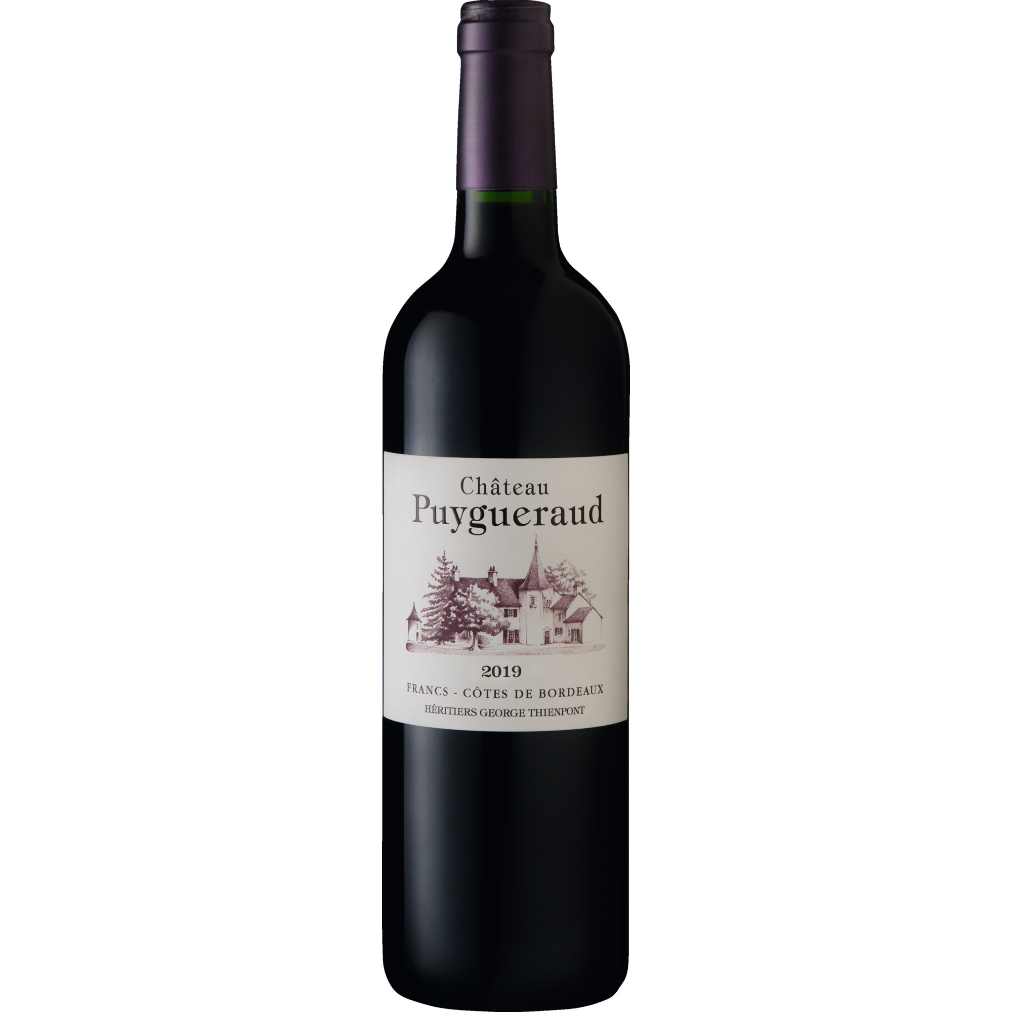 Château Puygueraud, Bordeaux Côtes de Francs AOP, Bordeaux, 2019, Rotwein