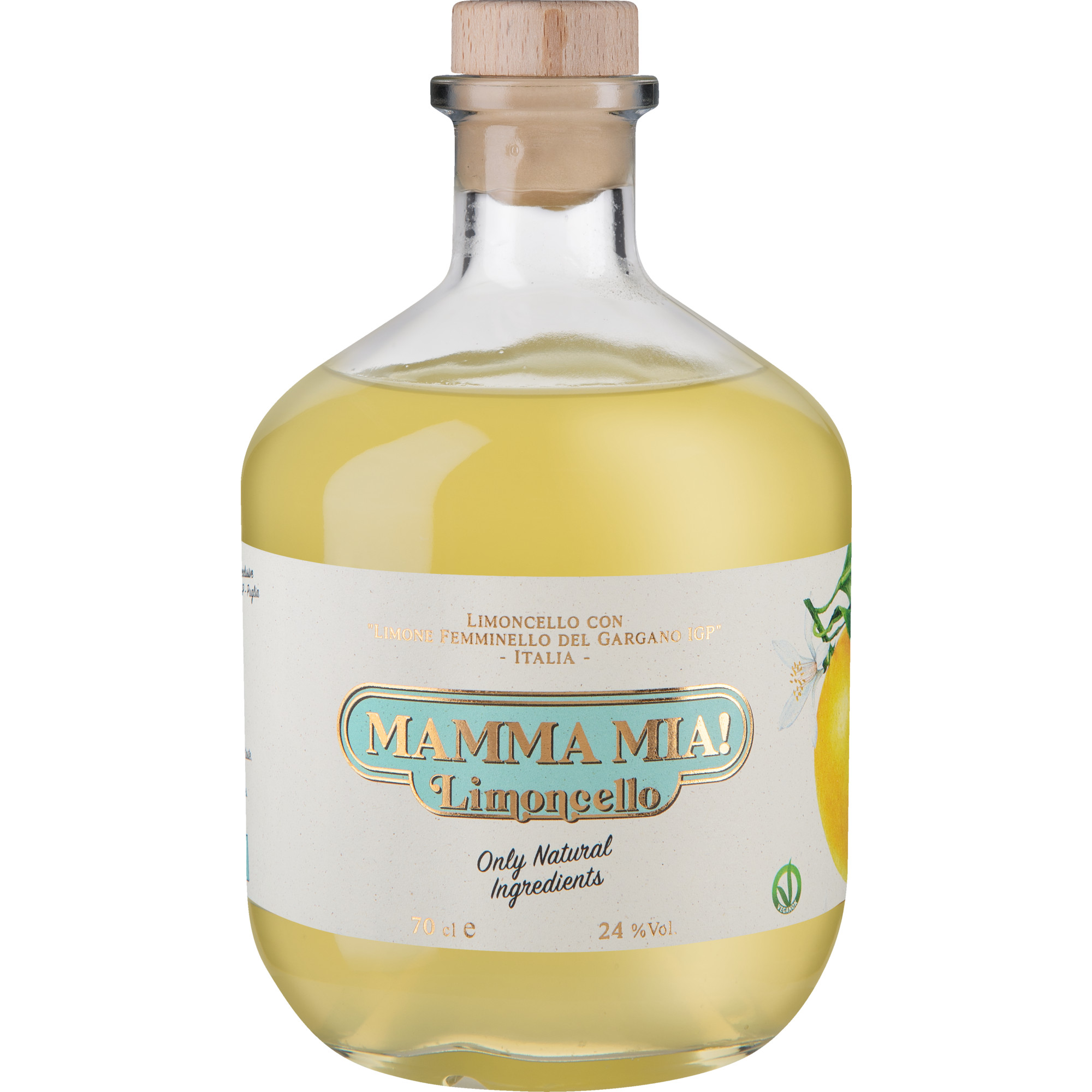 Mamma Mia! Limoncello, 0,70 L, 24 % Vol., Spirituosen  Spirituosen Hawesko