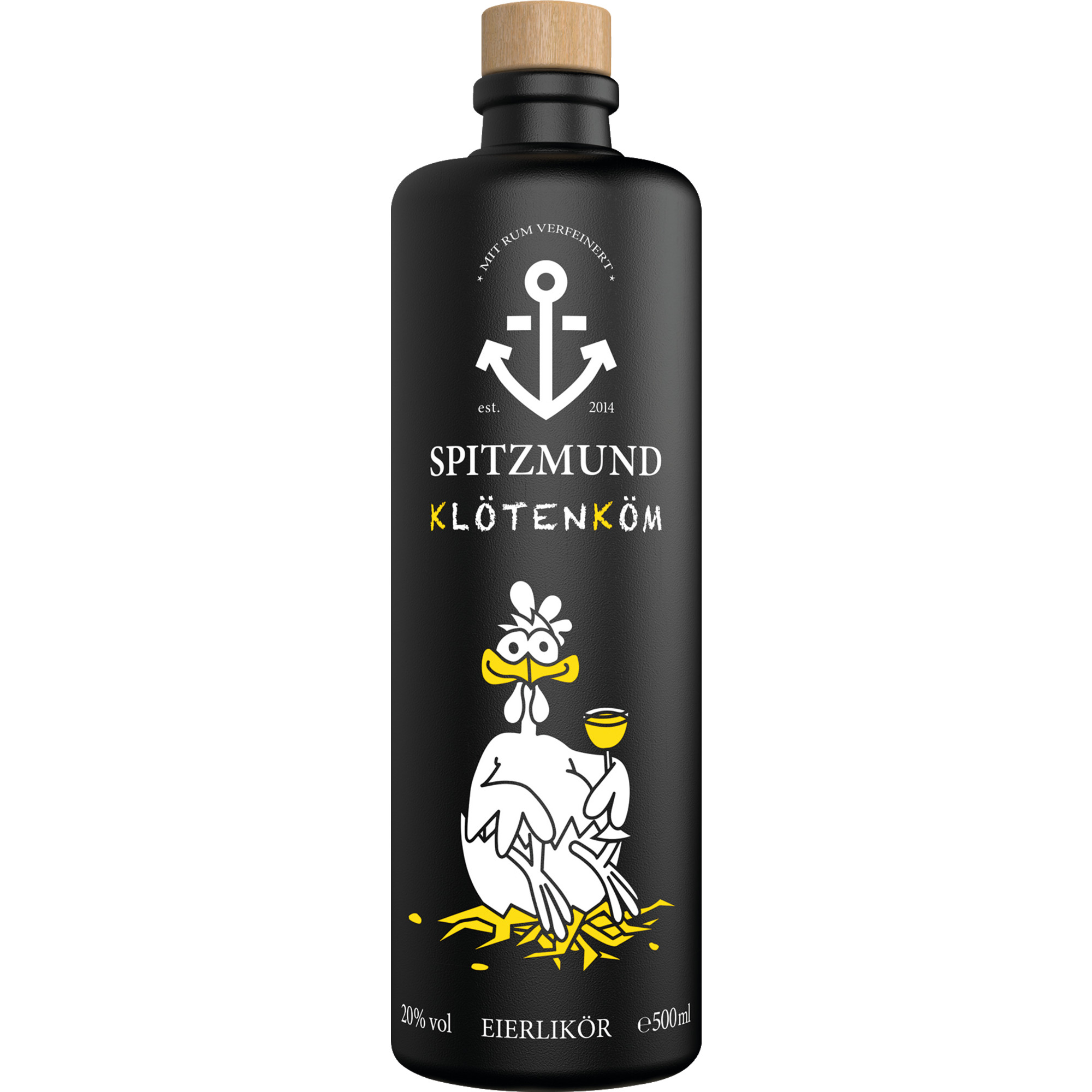 Image of Spitzmund KlÃ¶tenkÃ¶m EierlikÃ¶r 20% 0,5l (31,80 &euro; pro 1 l)