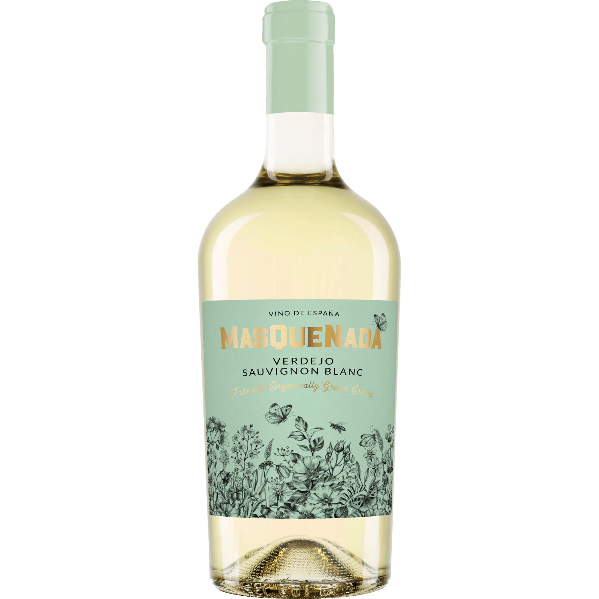 Masquenada Sauvignon Blanc Verdejo, Vino Varietal de España, Utiel-Requena D.O., 2021, Weißwein  Weißwein Hawesko