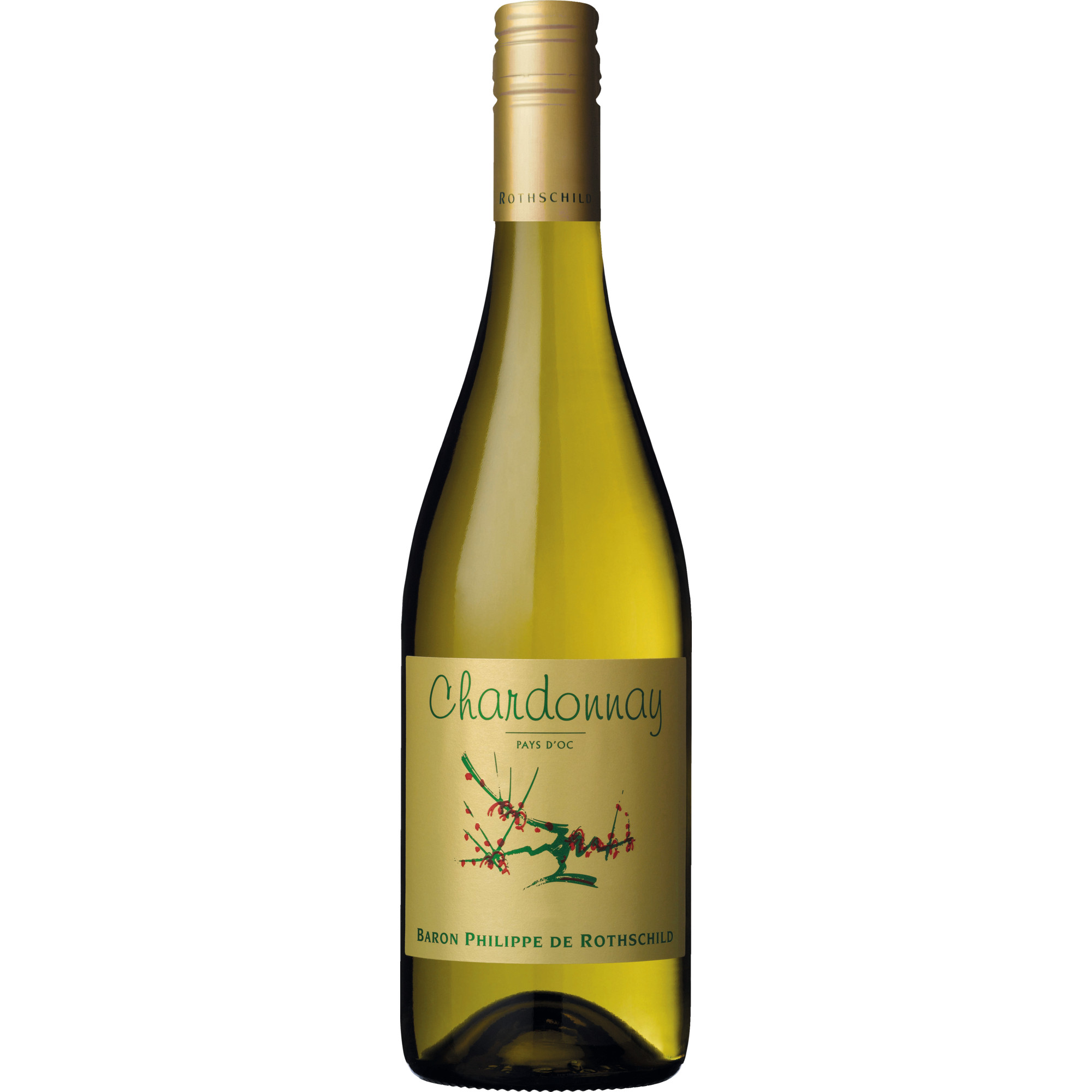 Les Cépages Chardonnay, Pays d'Oc IGP, Languedoc-Roussillon, 2022, Weißwein