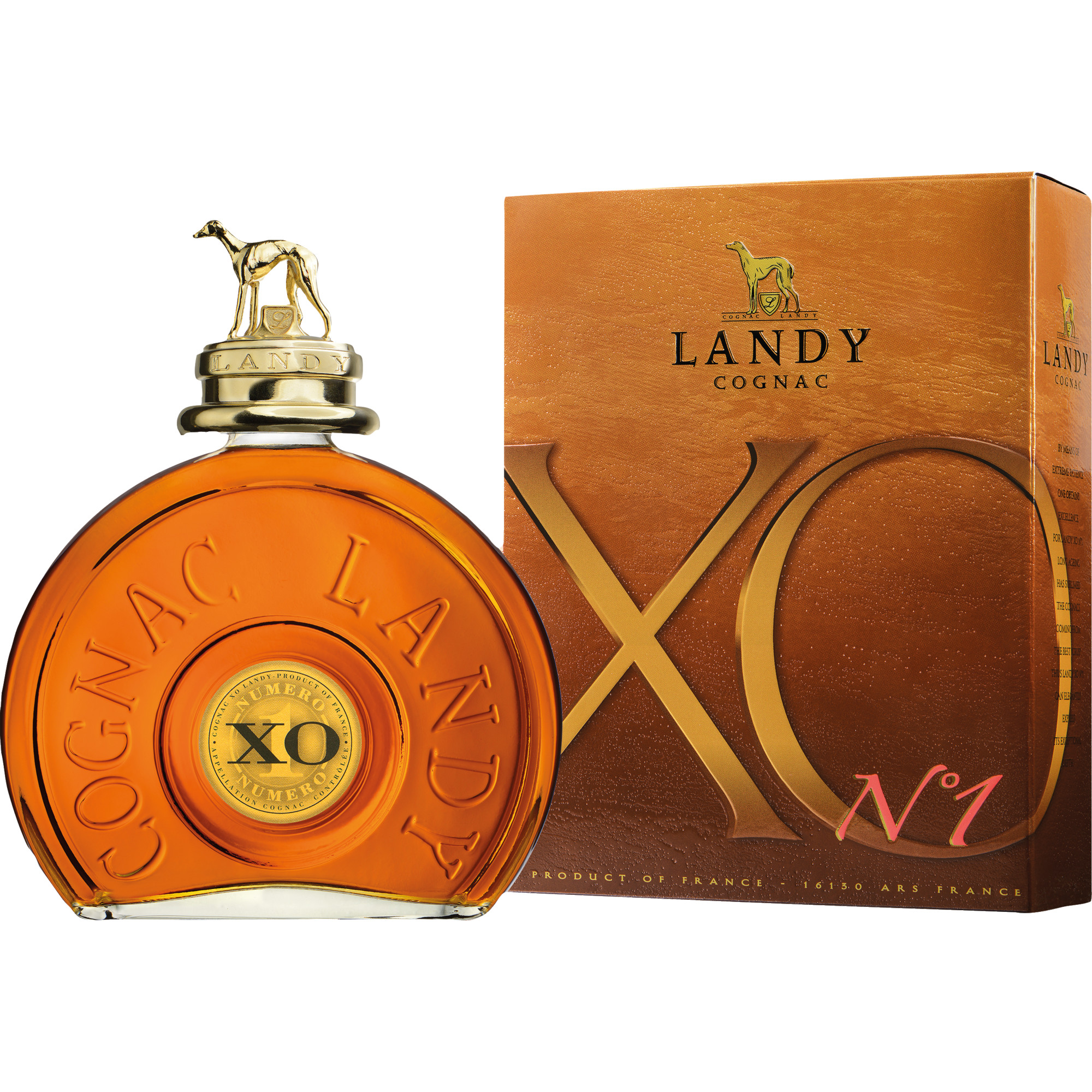 Cognac Landy XO No 1, Cognac AOP, 0,7 L 40% Vol. in Etui, Cognac, Spirituosen COGNAC FERRAND, 16130 ARS, FRANCE Hawesko DE