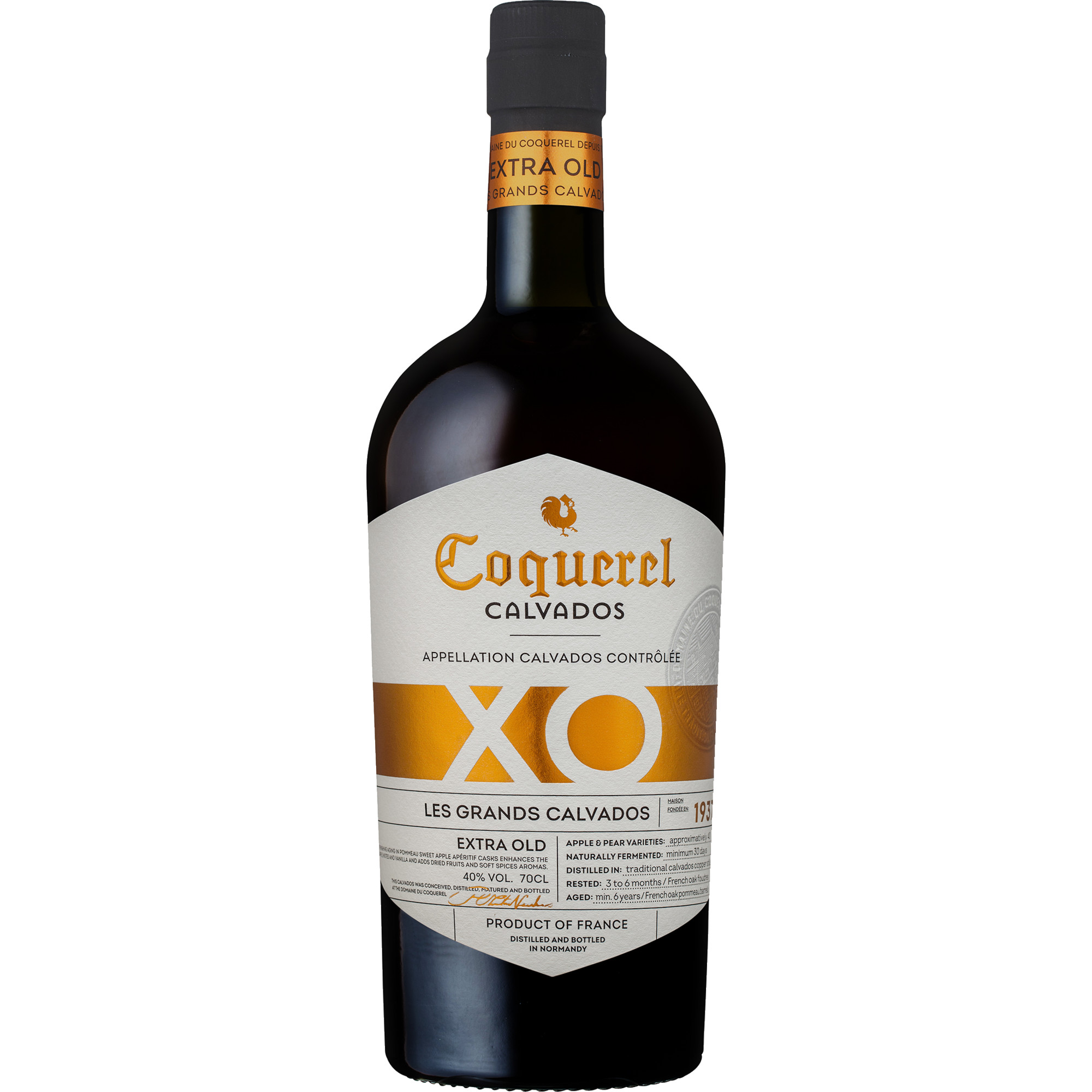 Image of Calvados Domaine du Coquerel XO, 0,7 L, 40% Vol., in Etui, Normandie, Spirituosen