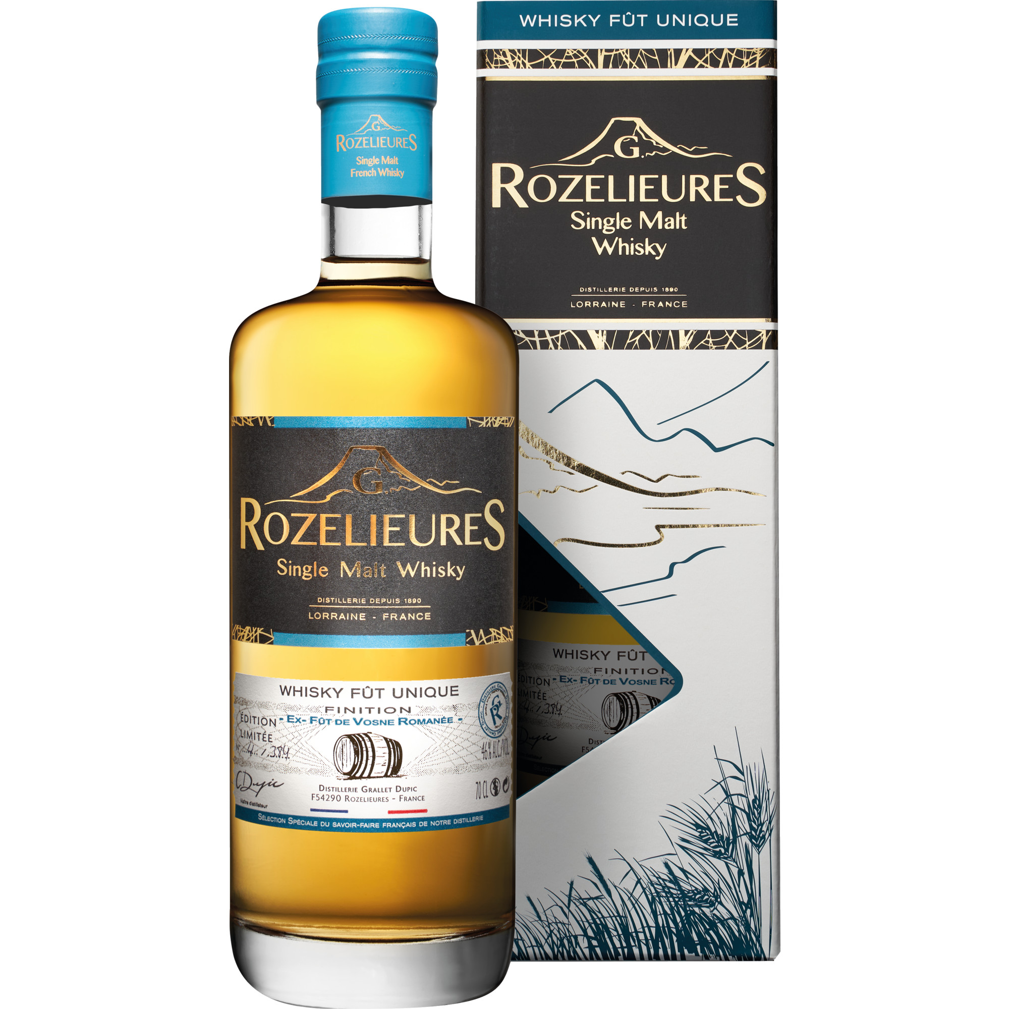 G. Rozelieures Finition Single Cask Whisky Limited, Vosne-Romanée Finish, 0,7 L, 46% Vol., in Etui, Spirituosen  Spirituosen Hawesko