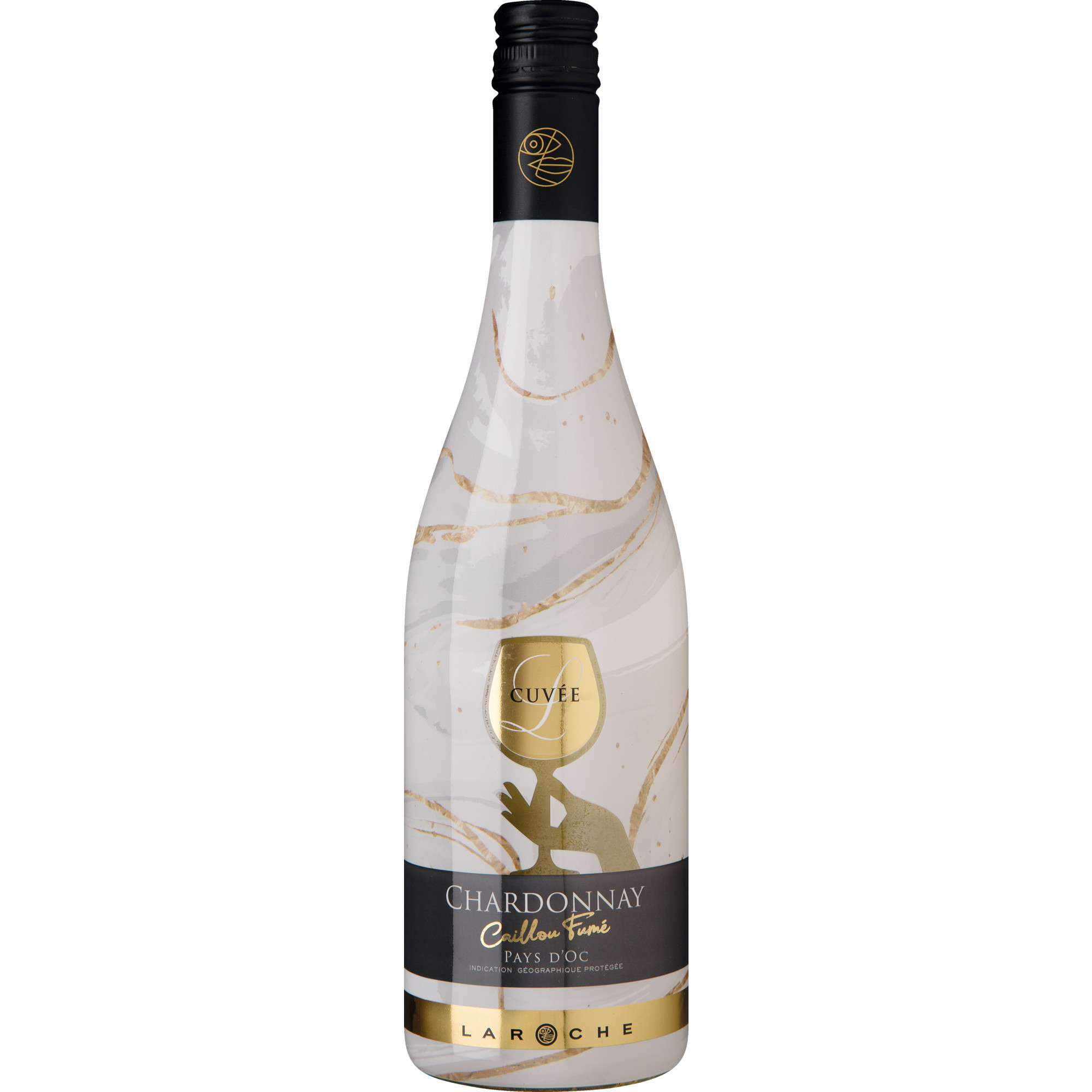 Chardonnay L Caillou Fumé, Pays d%27Oc IGP, Languedoc-Roussillon, 2021, Weißwein  Weißwein Hawesko