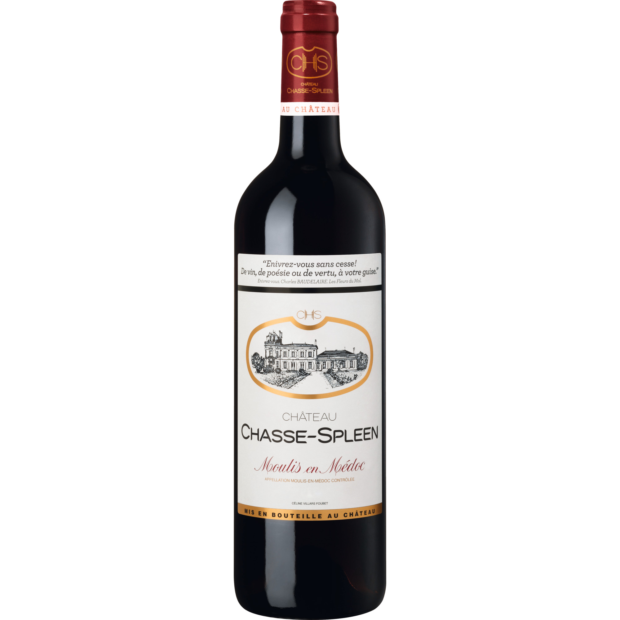 Château Chasse-Spleen, Moulis AOP, Bordeaux, 2021, Rotwein - Rotwein