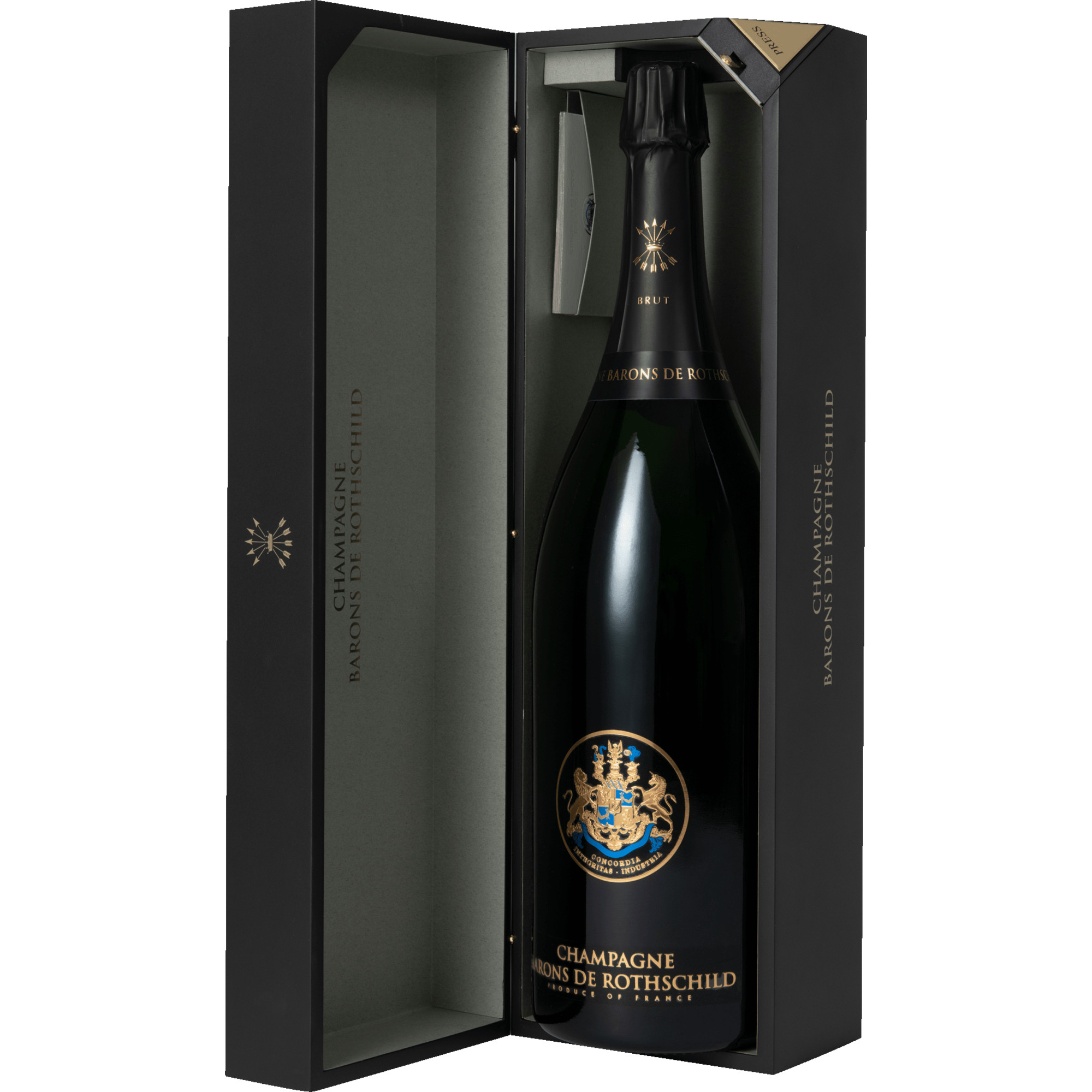 Champagne Barons de Rothschild, Brut, Doppelmagnum, Holzkiste, Champagne, Schaumwein - Champagner