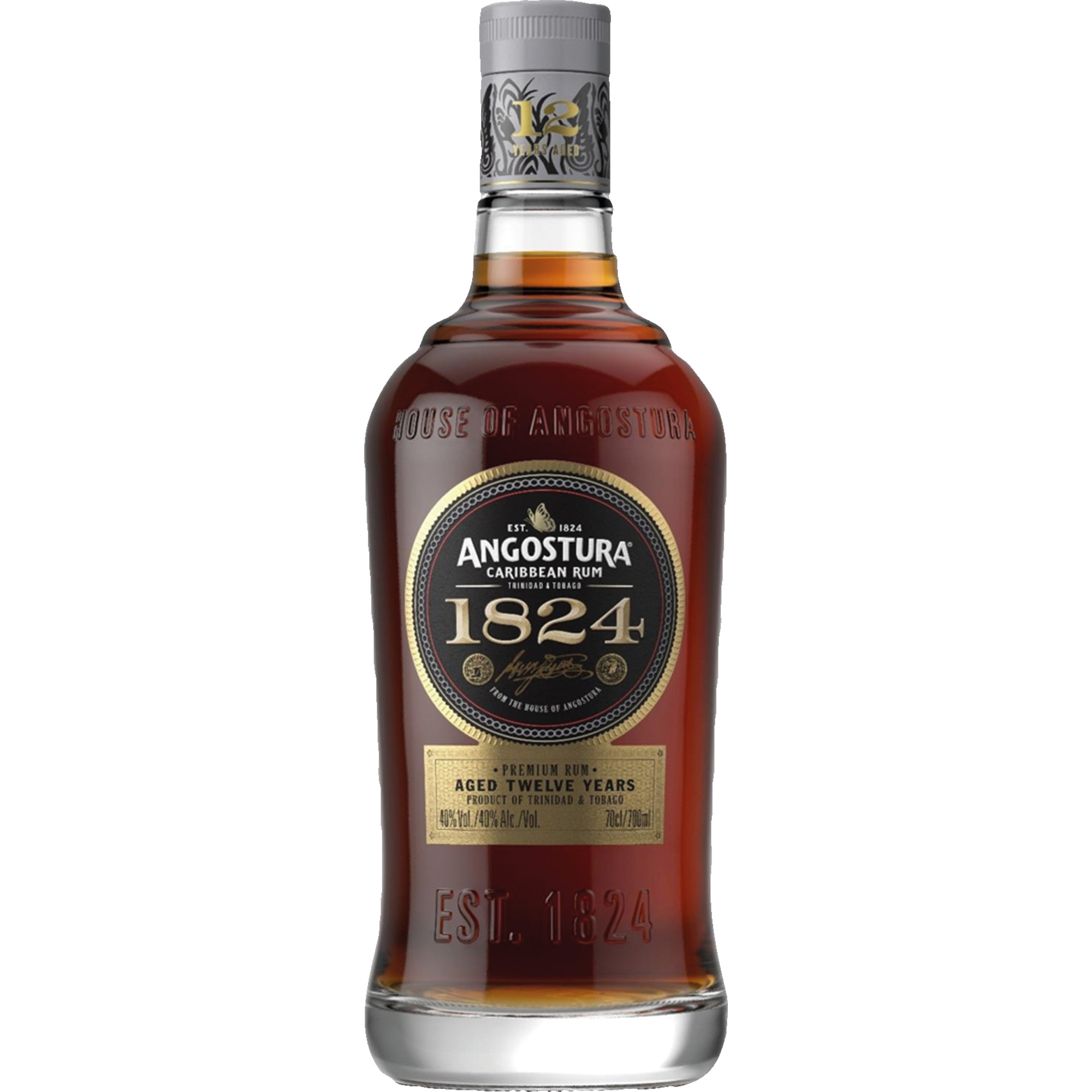 Image of Angostura Rum 1824, Trinidad, 0,7L, 40% Vol., in GP, Spirituosen