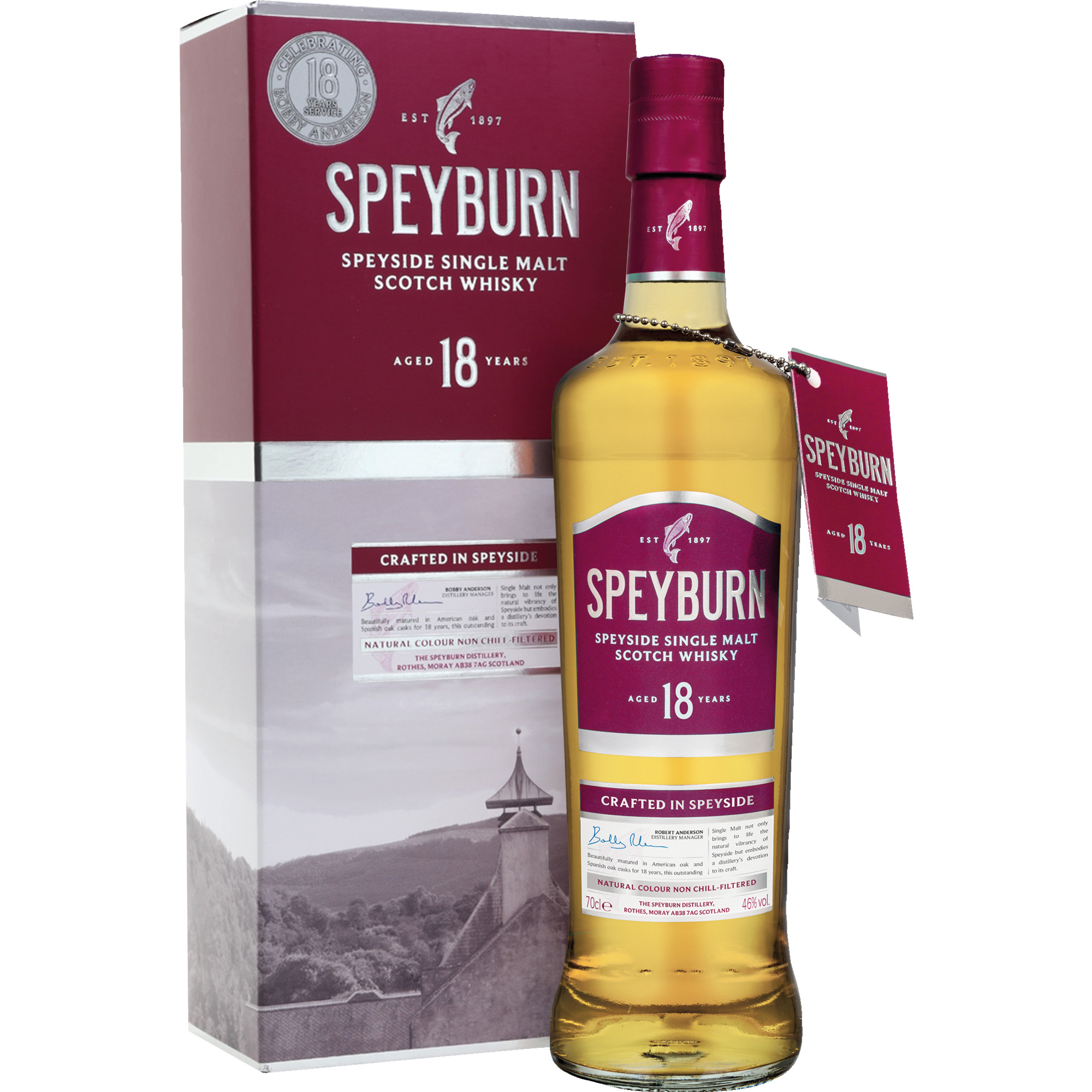 Image of Speyburn 18 Years Single Malt Scotch Whisky, 0,7 L, 46% Vol., in Gepa, Schottland, Spirituosen