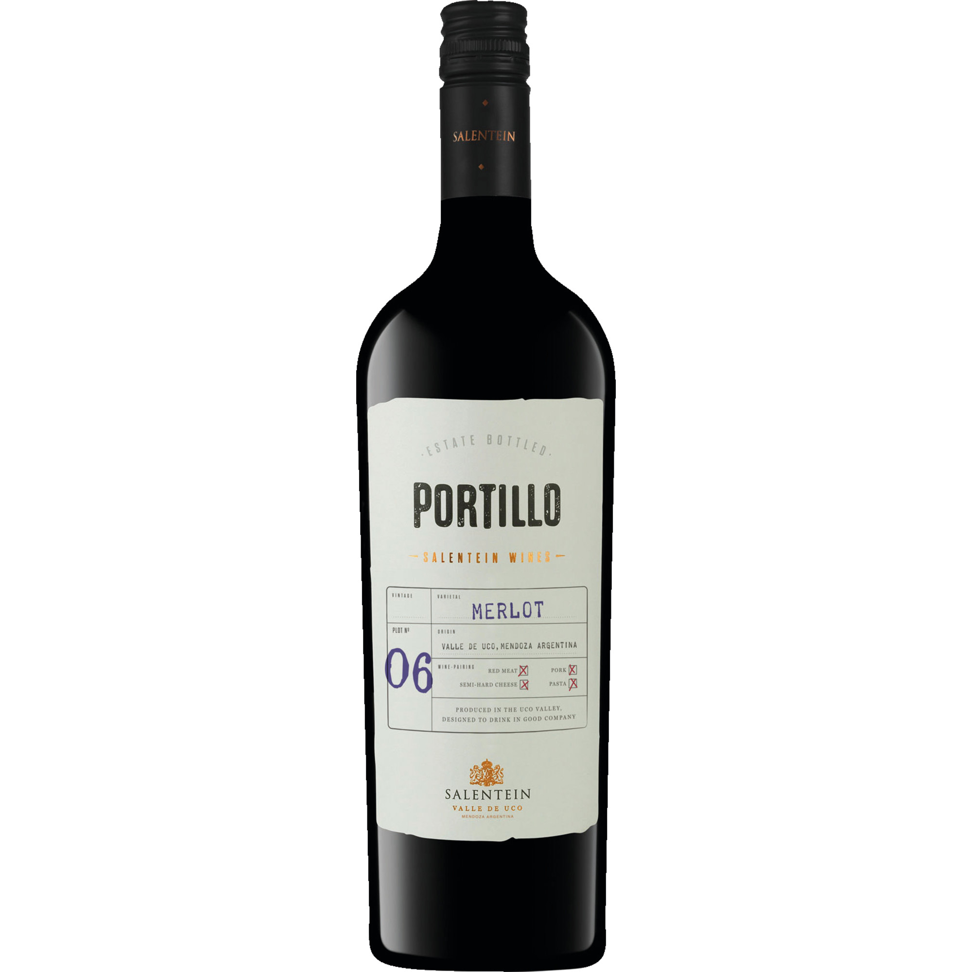 Portillo Merlot, Mendoza, Mendoza, 2021, Rotwein