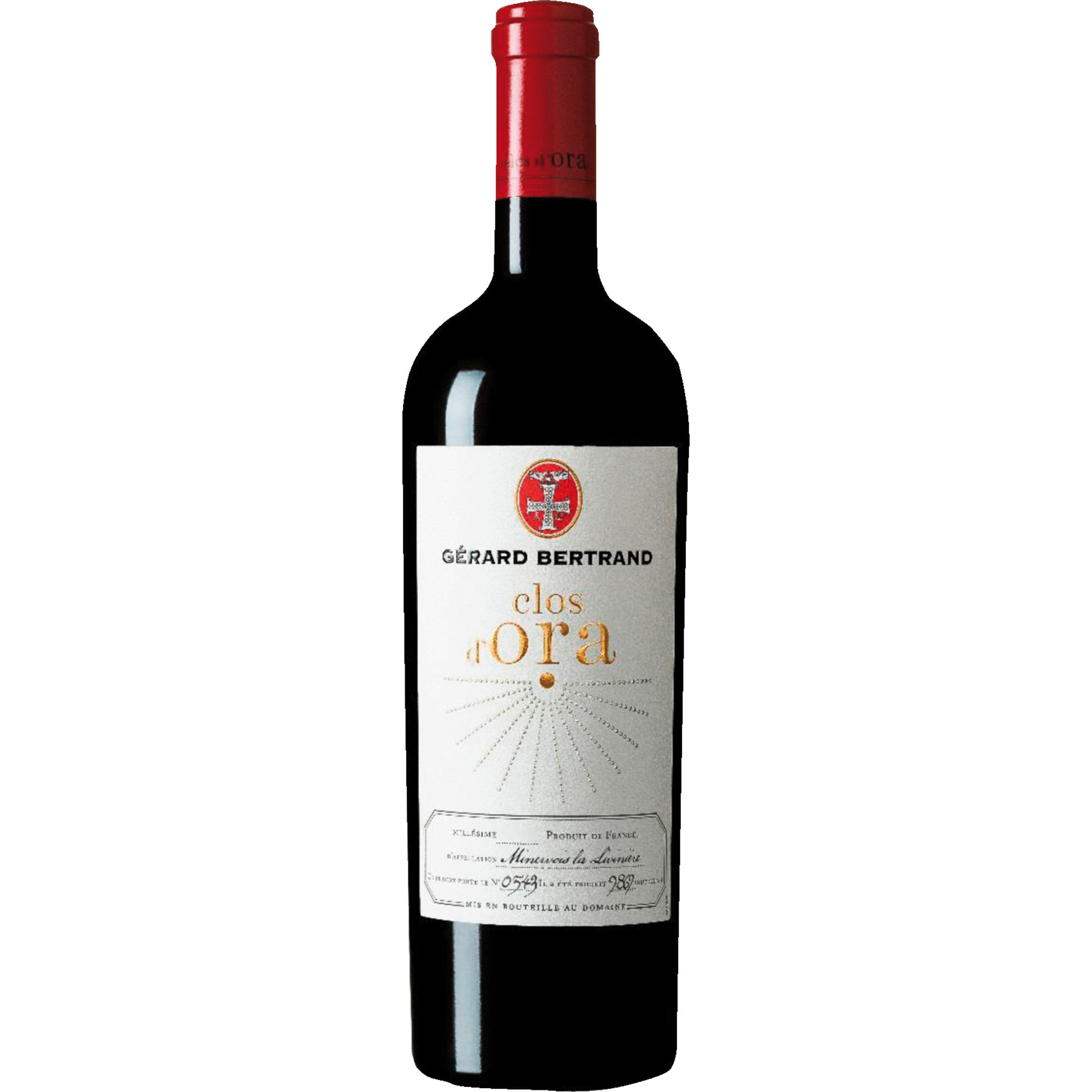 Gérard Bertrand Clos d' Ora, Minvervois AOP, Languedoc-Roussillon, 2017, Rotwein