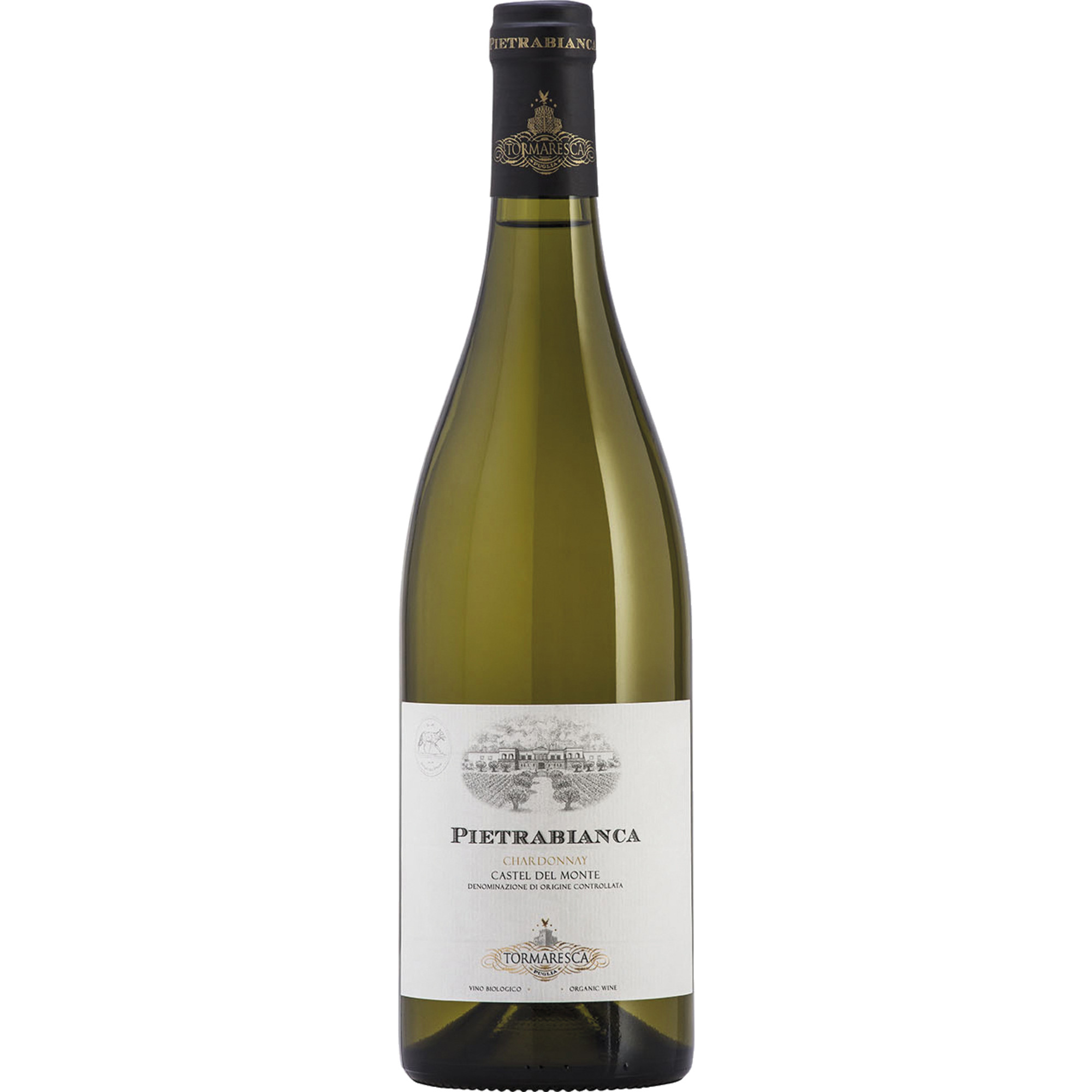 Pietra Bianca, Castel del Monte DOC, Apulien, 2020, Weißwein - Weißwein