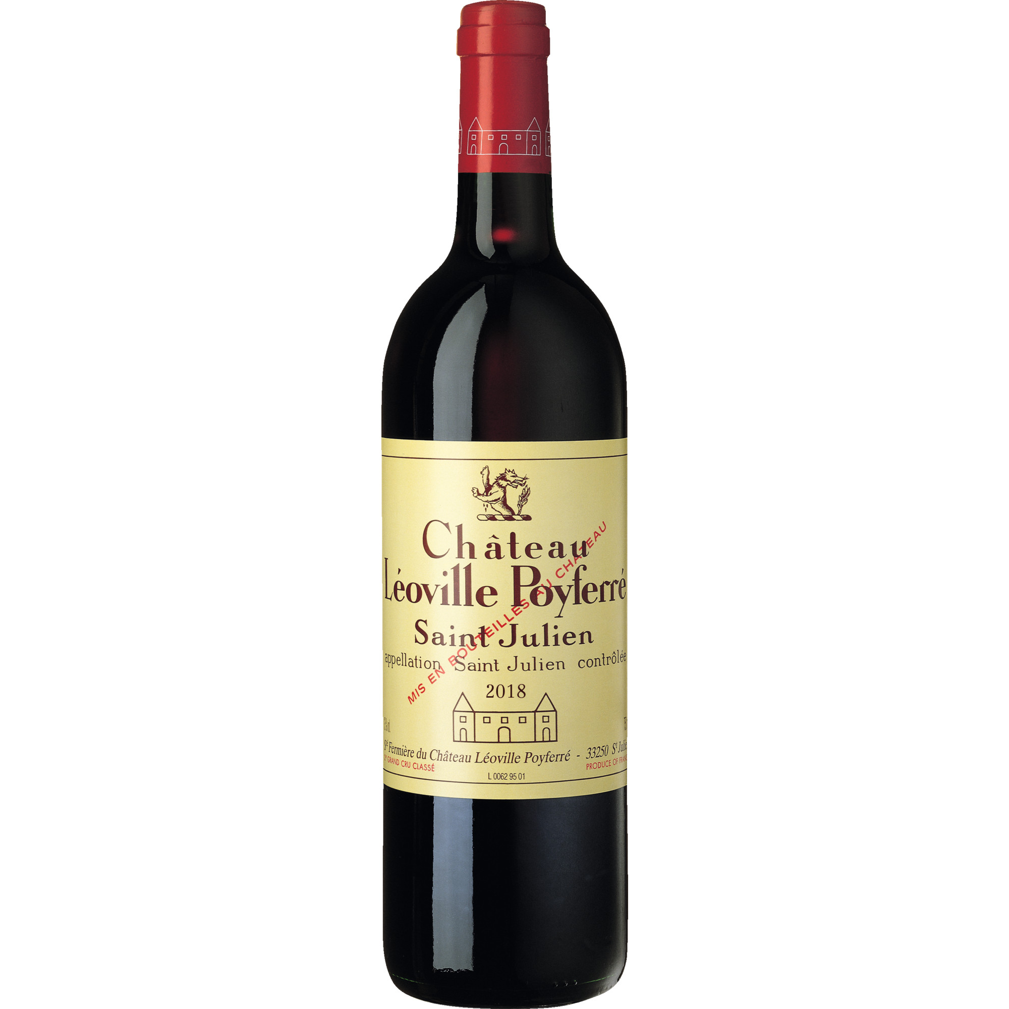 Château Léoville-Poyferré, Saint-Julien AOP, 2ème Cru Classé, Bordeaux, 2017, Rotwein