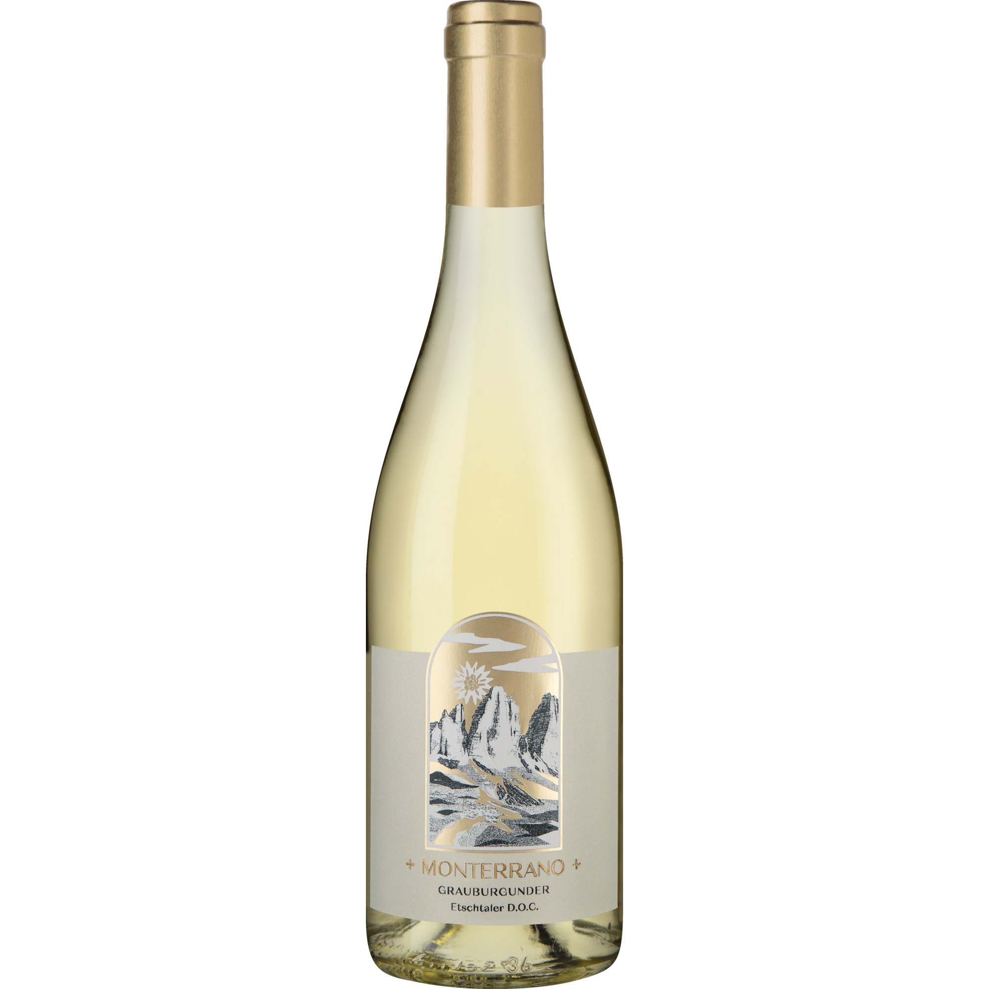 Monterrano Grauburgunder, Etschtaler DOC, Trentino, 2021, Weißwein  Weißwein Hawesko