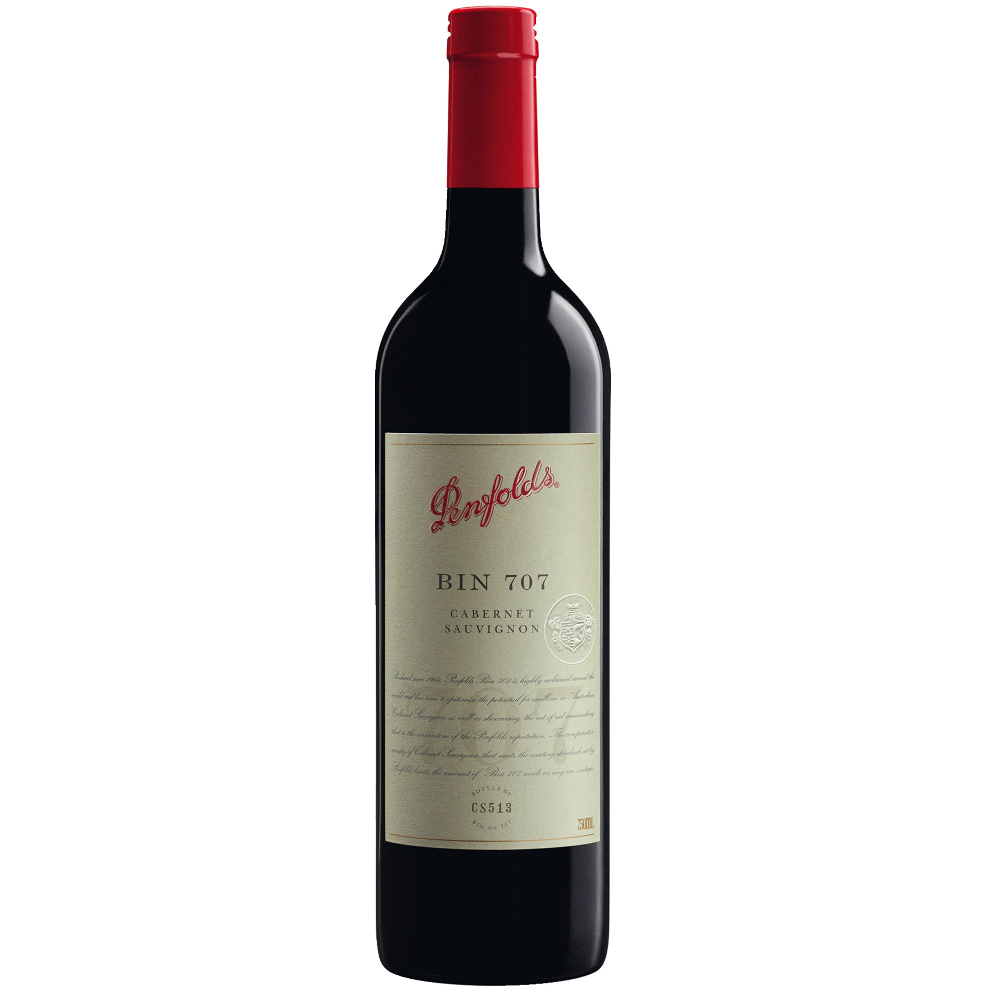 Penfolds BIN 707 Cabernet Sauvignon, South Australia, South Australia, 2019, Rotwein