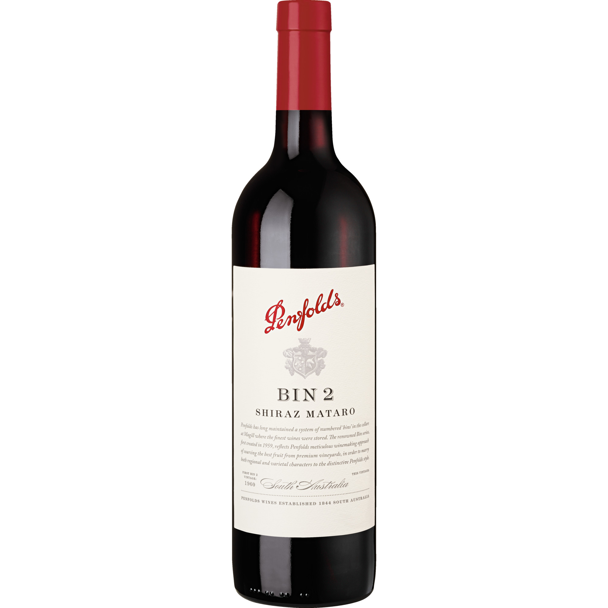 Bin 2 Shiraz-Mataro, South Australia, South Australia, 2020, Rotwein