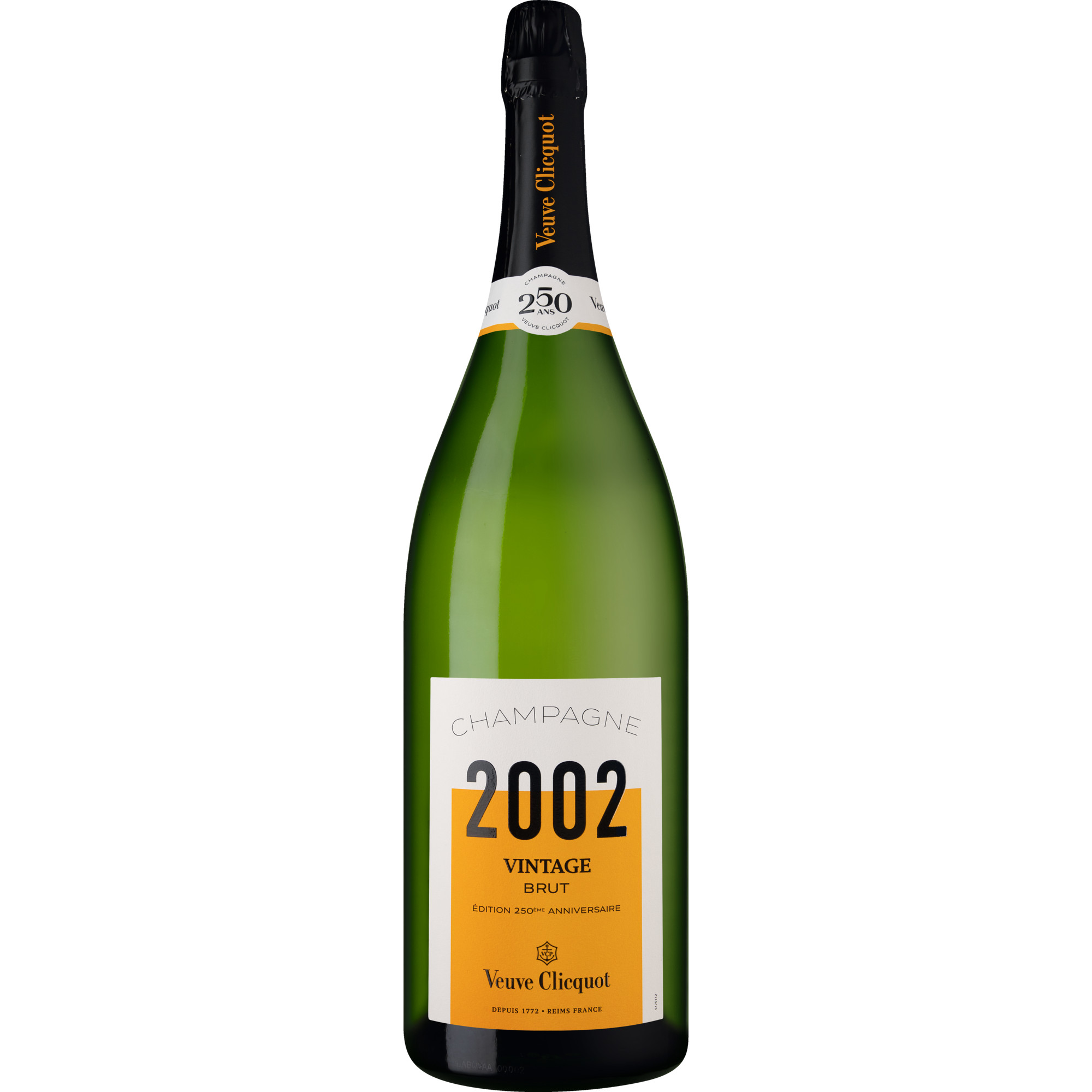 Image of Champagne Veuve Clicquot Vintage, Brut, Champagne AC, Jeroboam, Champagne, 2002, Schaumwein