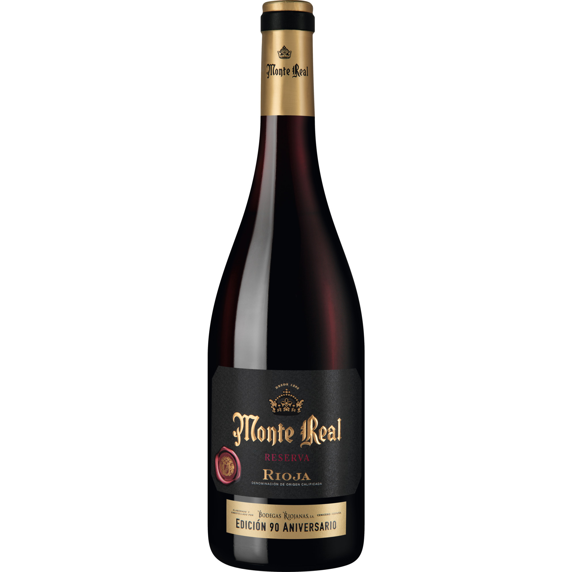 Monte Real Rioja Reserva Edición 90 Aniversario, Rioja DOCa, Rioja, 2019, Rotwein  Rotwein Hawesko