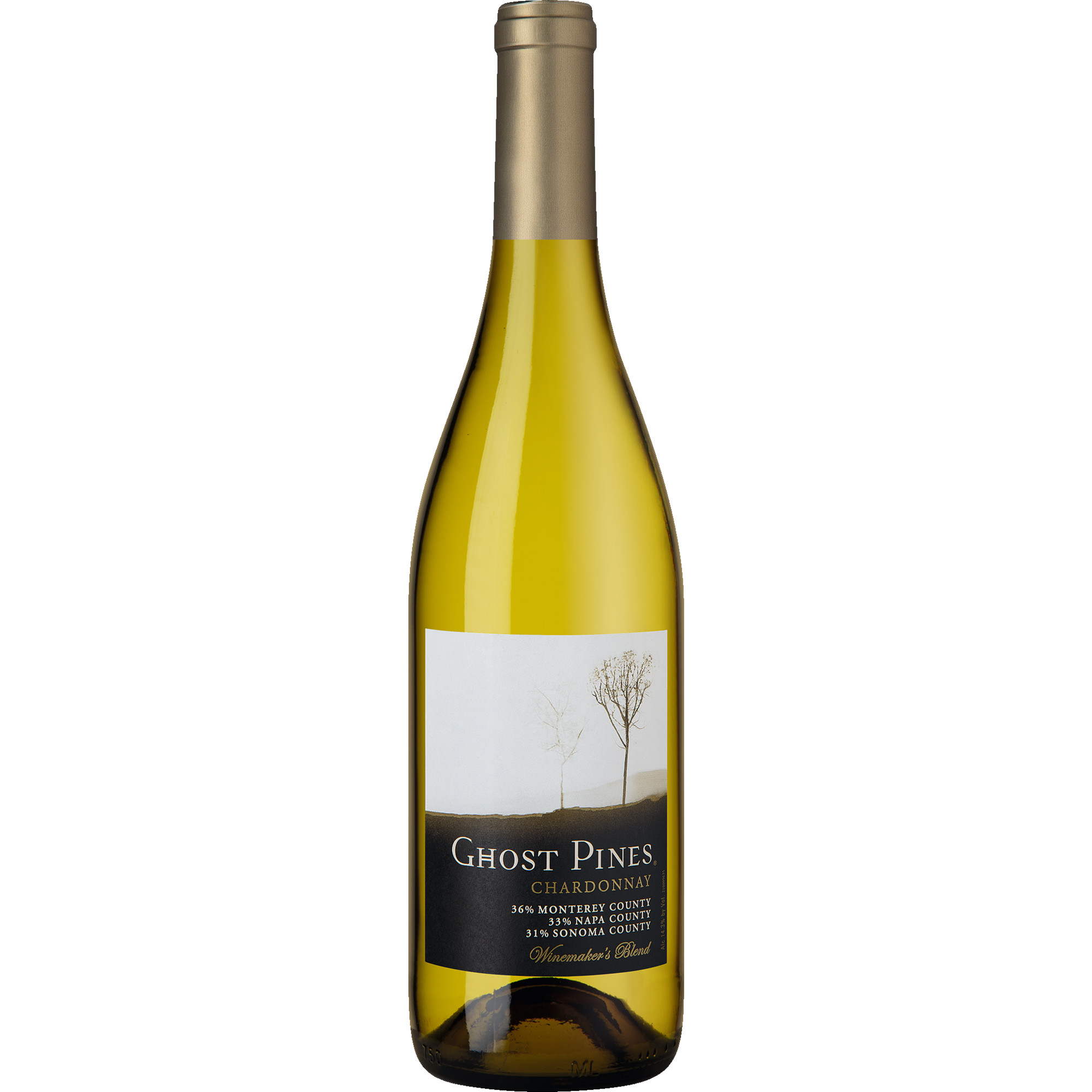Ghost Pines Chardonnay, California, Kalifornien, 2020, Weißwein
