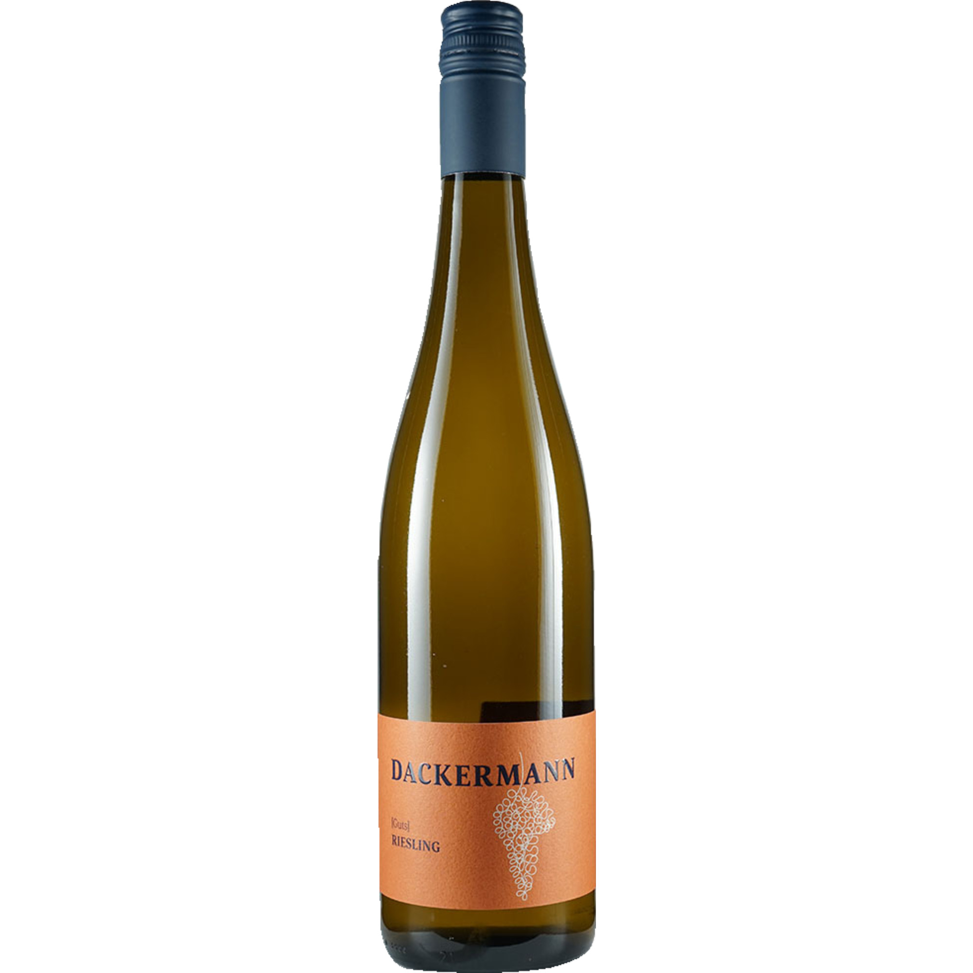 Dackermann Riesling, Trocken, Rheinhessen, Rheinhessen, 2021, Weißwein Weingut Dackermann, Gausstraße 15, D - 67596 Dittelsheim-Heßloch Hawesko DE