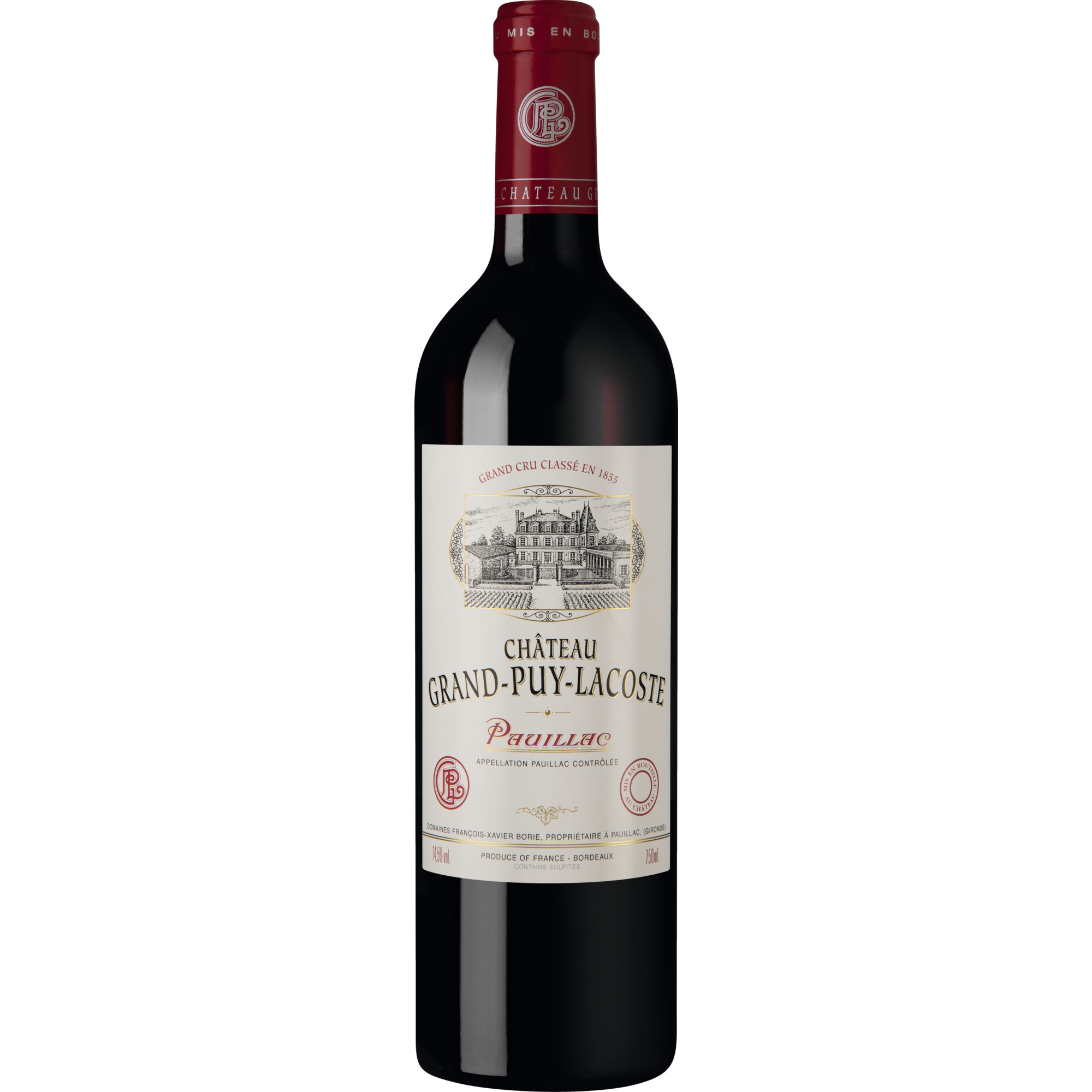 Château Grand-Puy-Lacoste, Pauillac AOP, Grand Cru Classé, Bordeaux, 2022, Rotwein