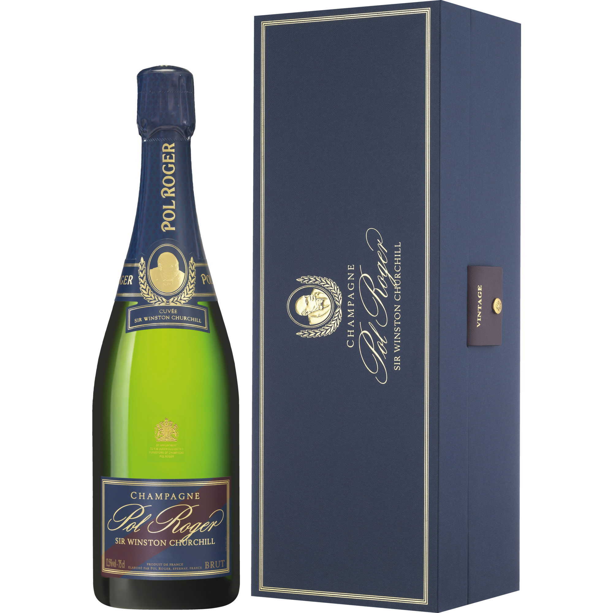 Image of Champagne Cuvée Sir Winston Churchill, Brut, Champagne AC, Geschenketui, Champagne, 2015, Schaumwein