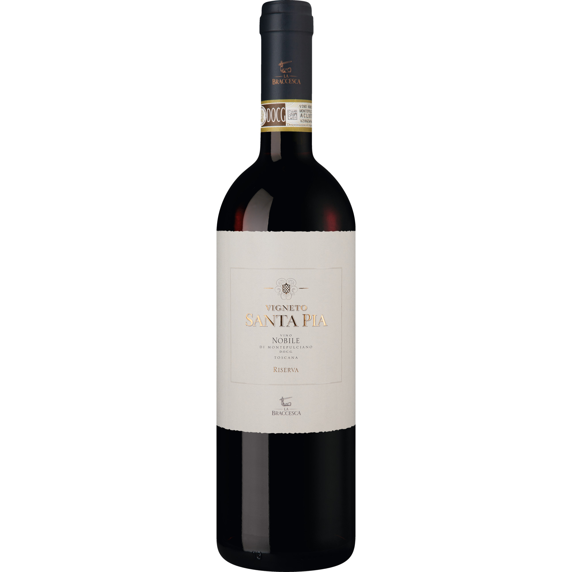 Santa Pia Vino Nobile Riserva, Vino Nobile di Montepulciano DOCG Riserva, Toskana, 2019, Rotwein