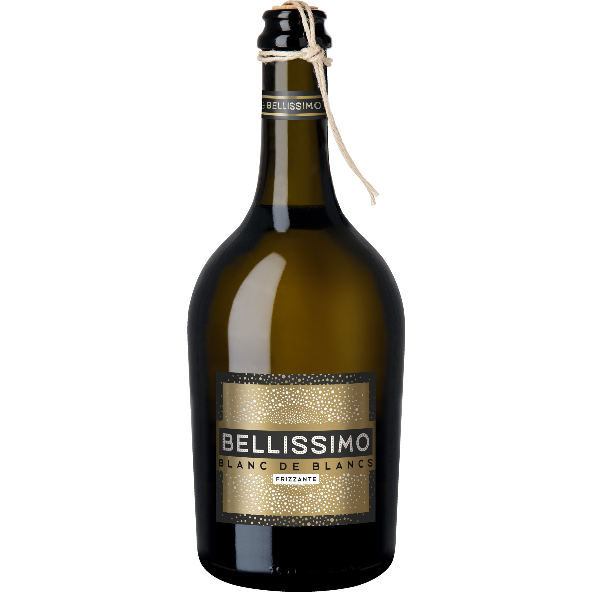 Bellissimo Blanc de Blancs Frizzante, Vino Frizzante Bianco, Perlwein / Secco  Prosecco Hawesko