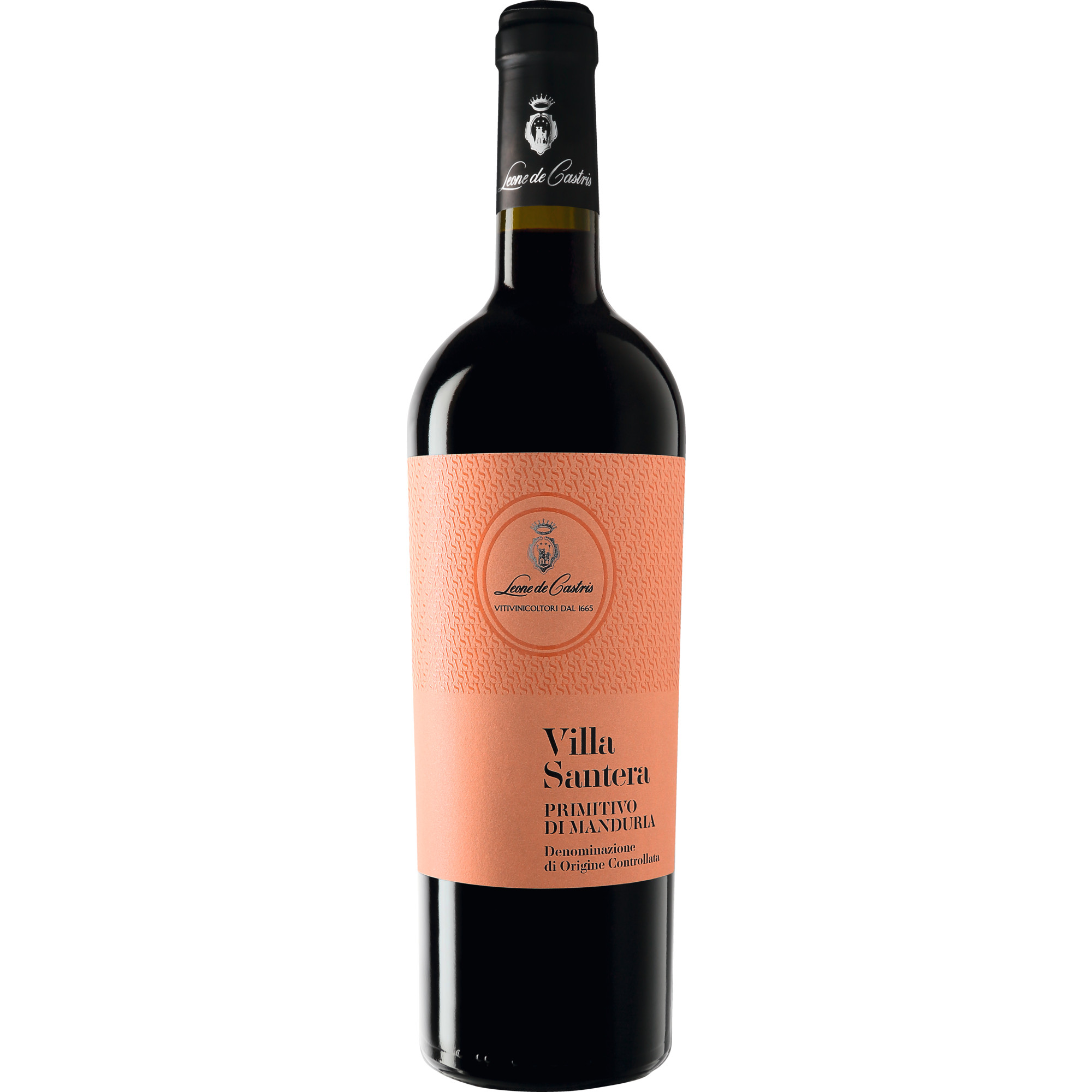 Villa Santera Primitivo, Primitivo di Manduria DOC, Apulien, 2022, Rotwein