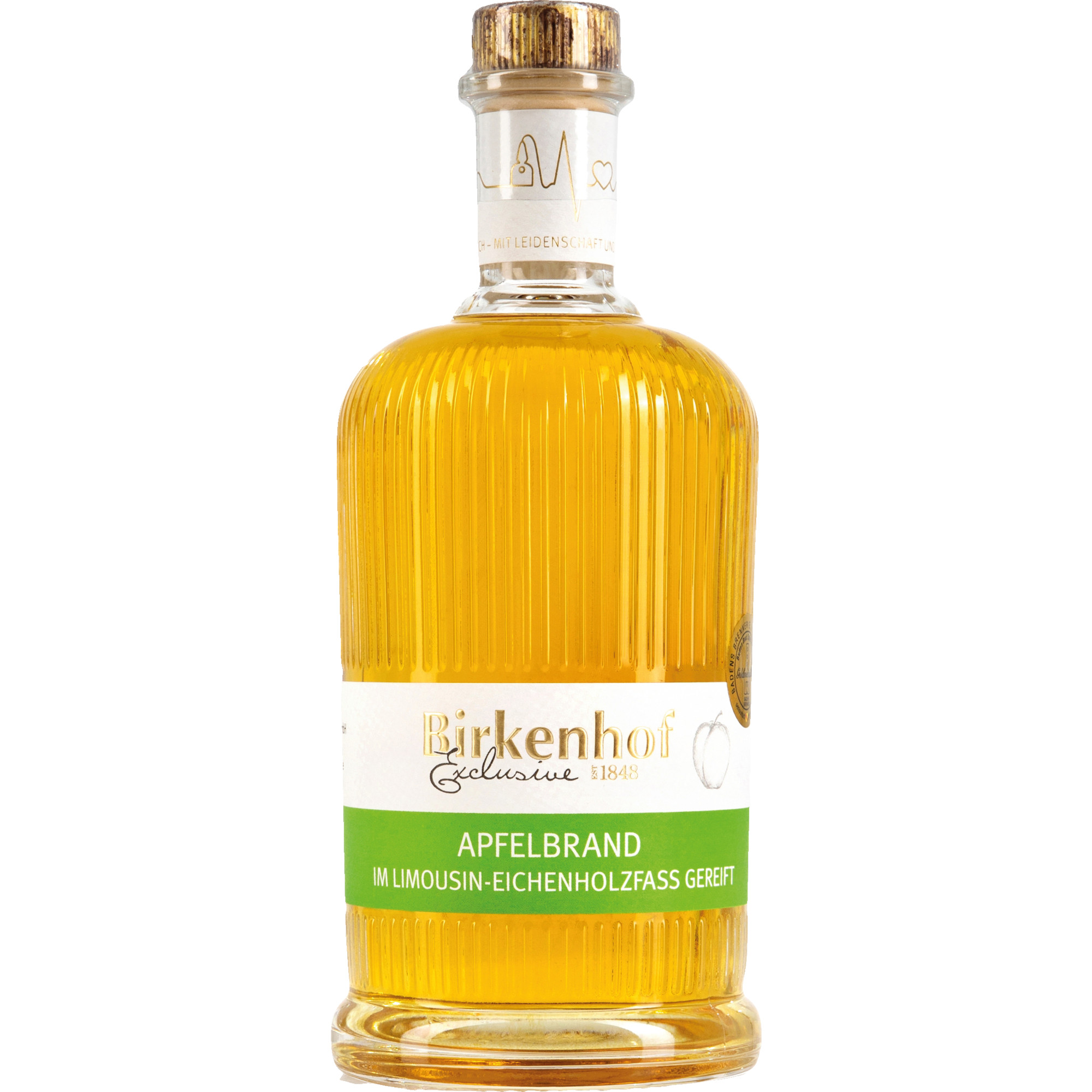 Birkenhof Exclusive Apfelbrand, 40 % vol. 0,5 L, Spirituosen