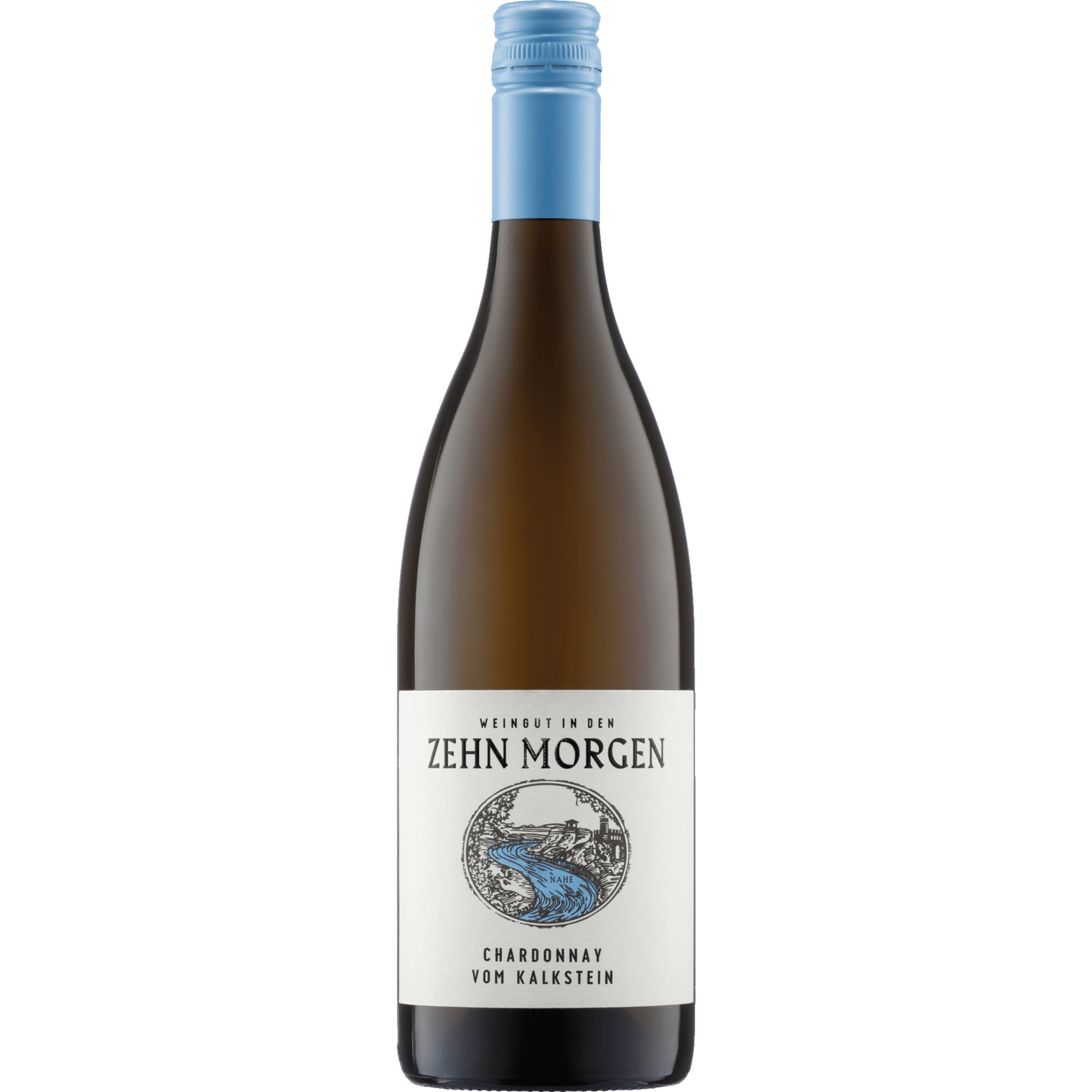 Zehnmorgen Chardonnay vom Kalkstein, Trocken, Nahe, Nahe, 2021, Weißwein