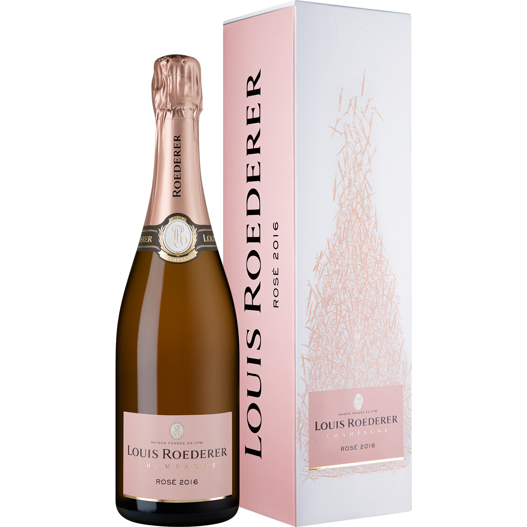 Champagne Louis Roederer Rosé, Brut, Champagne AC, Geschenketui, Champagne, 2016, Schaumwein - Champagner
