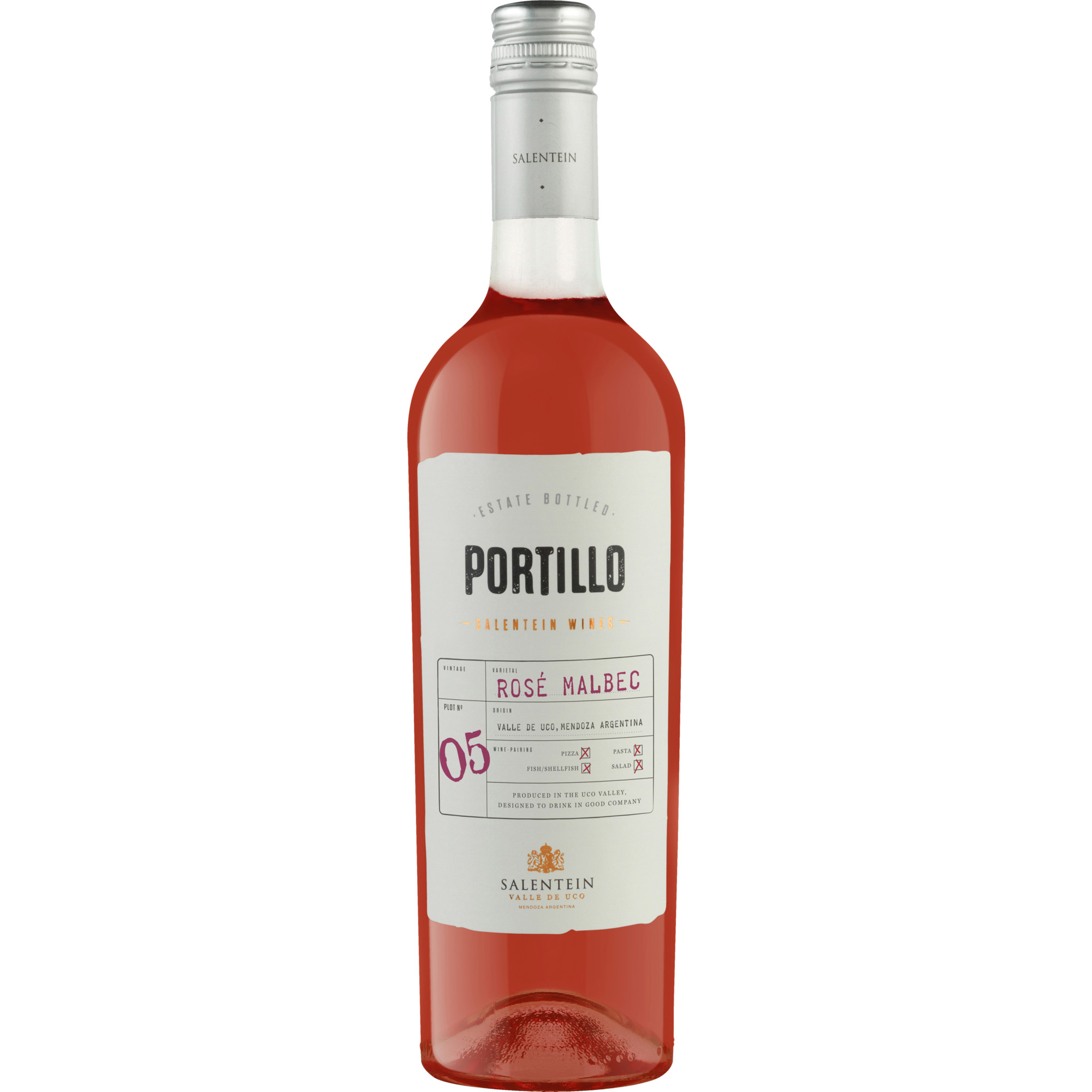 Portillo Malbec Rosé, Mendoza, Mendoza, 2022, Roséwein