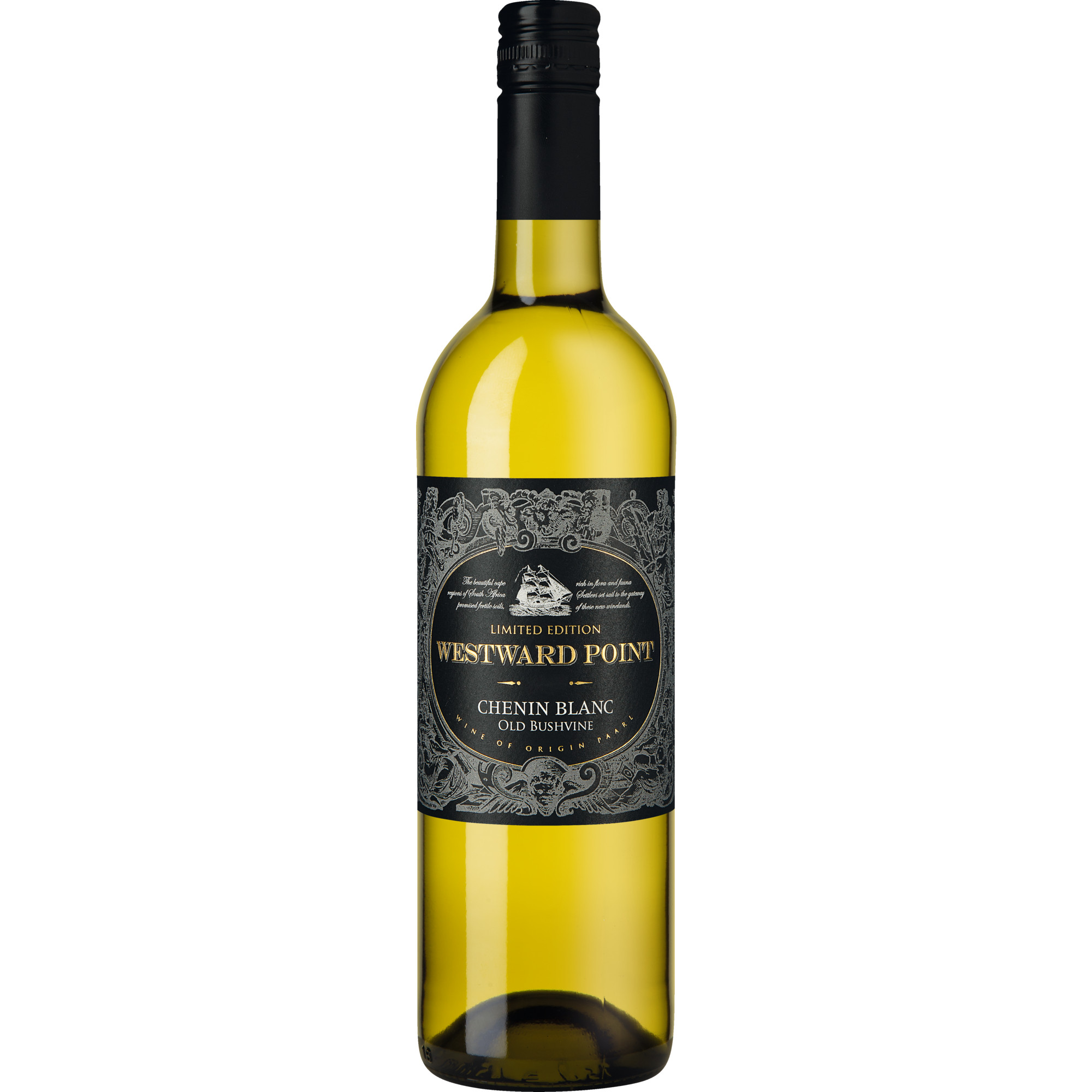 Westward Point Chenin Blanc Old Bush Vines, WO Paarl, Western Cape, 2023, Weißwein Bottled at F71570-084 for Boutinot 71570-487 France Hawesko DE