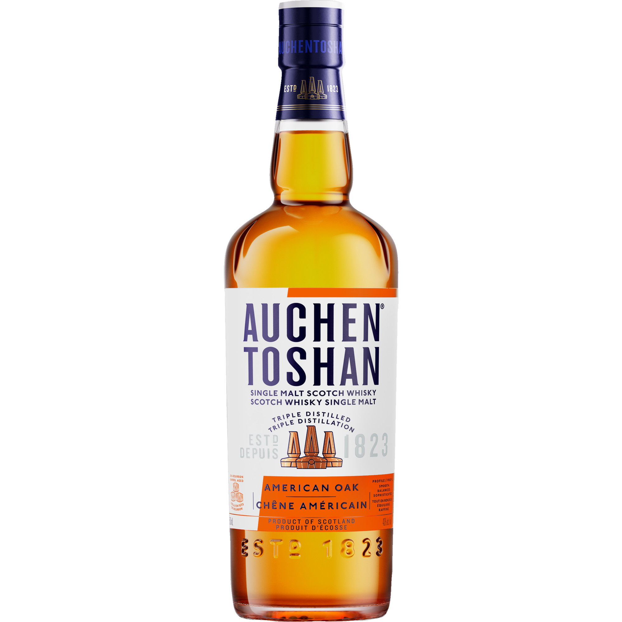 Auchentoshan American Oak Single Malt, Scotch Whisky, 0,7 L, 40% Vol., Schottland, Spirituosen