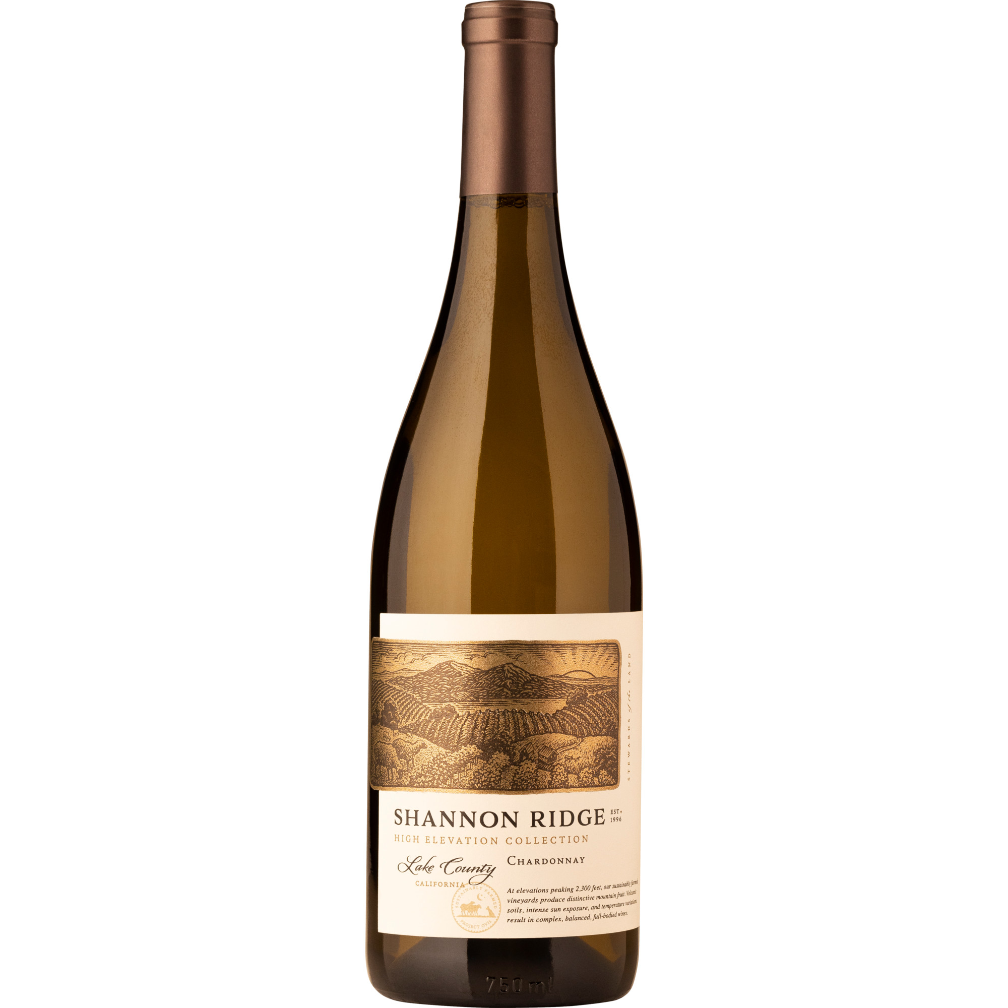 Shannon Ridge Chardonnay, Lake County, California, Kalifornien, 2021, Weißwein