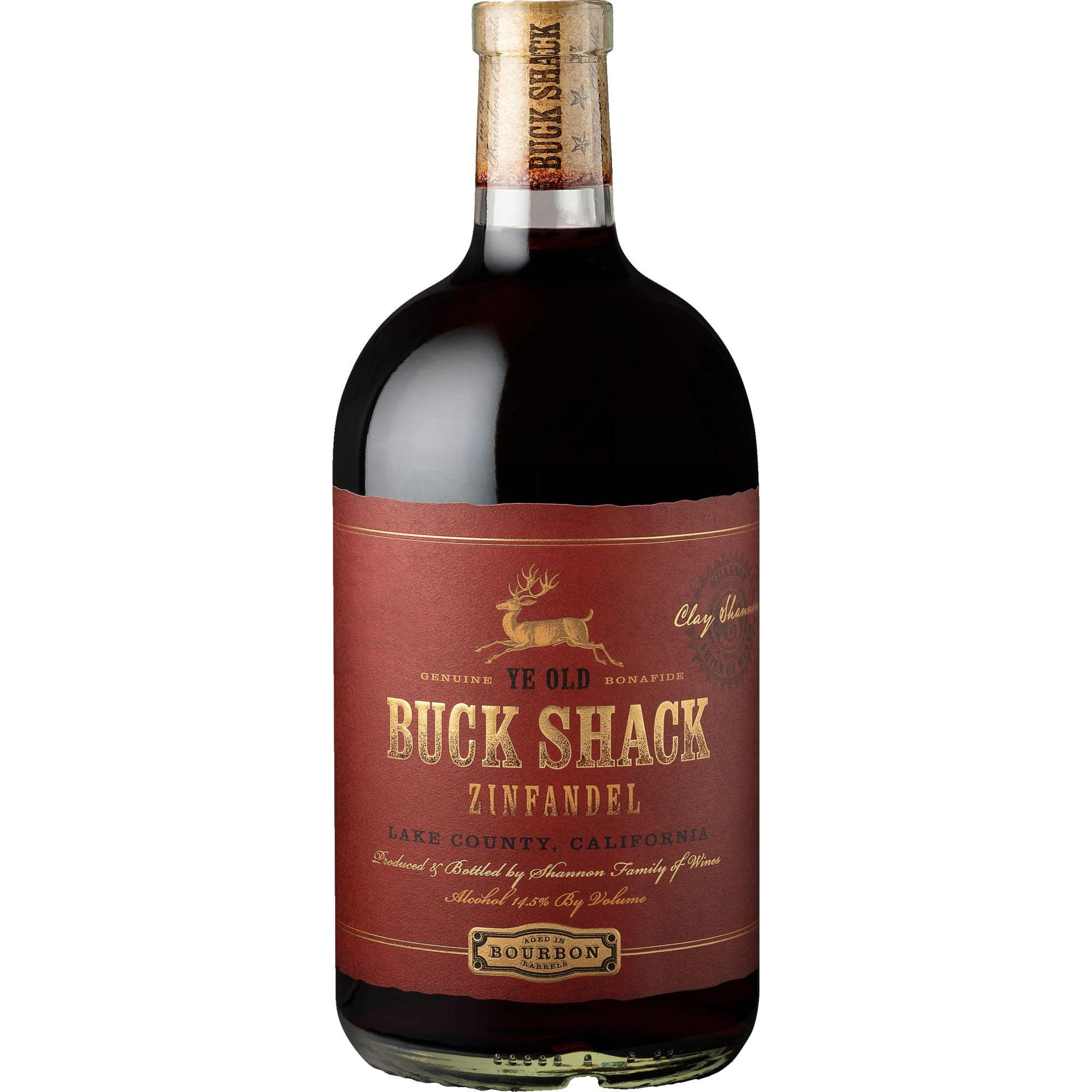 Buck Shack Bourbon Barrel Zinfandel, Lake County, California, Kalifornien, 2020, Rotwein Hanseatisches Wein- und Sekt-Kontor, HAWESKO GmbH,Friesenweg 24, D-22763 Hamburg Hawesko DE